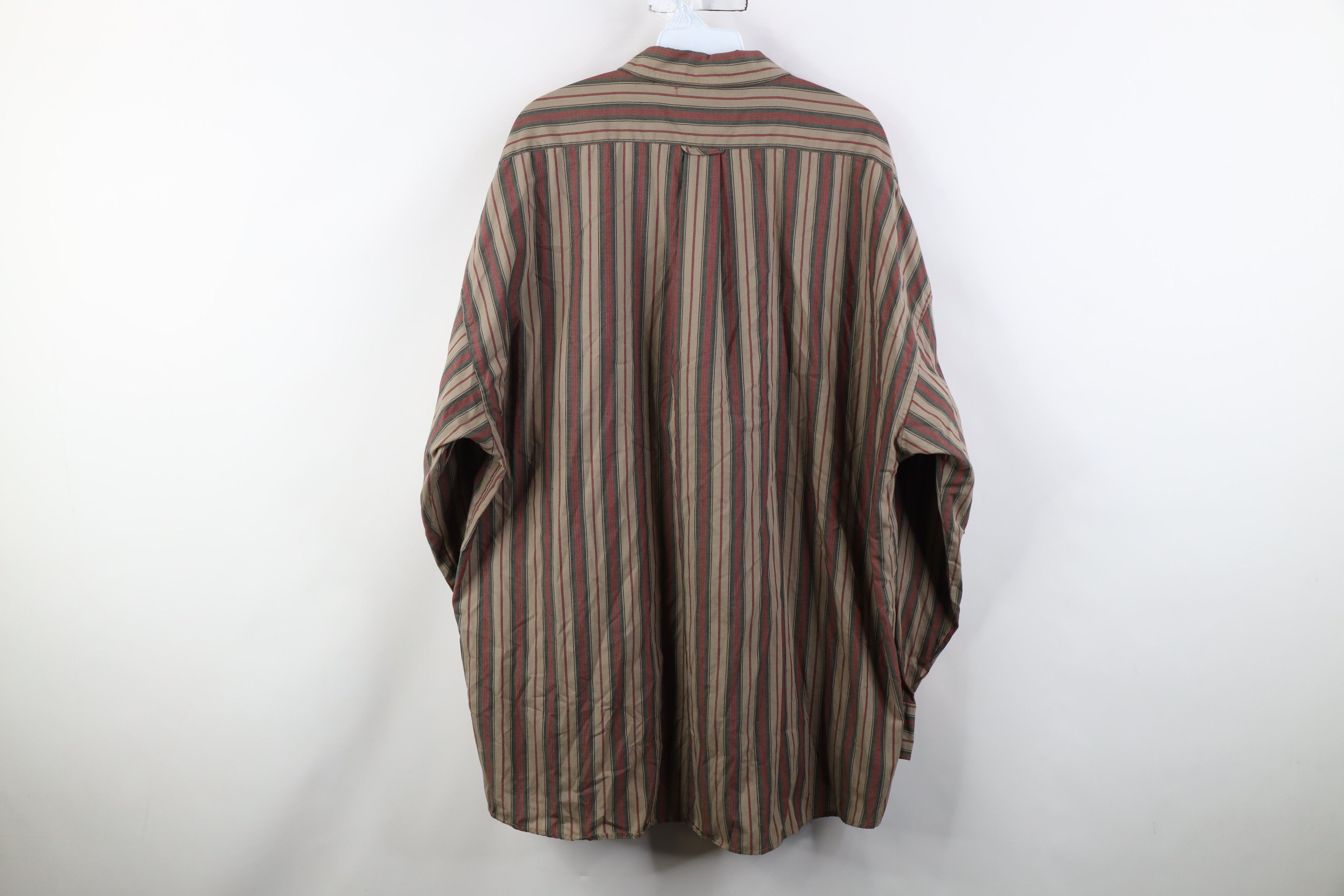 Vintage Vintage 90s Streetwear Striped Collared Button Down Shirt Size US XL / EU 56 / 4 - 8 Thumbnail