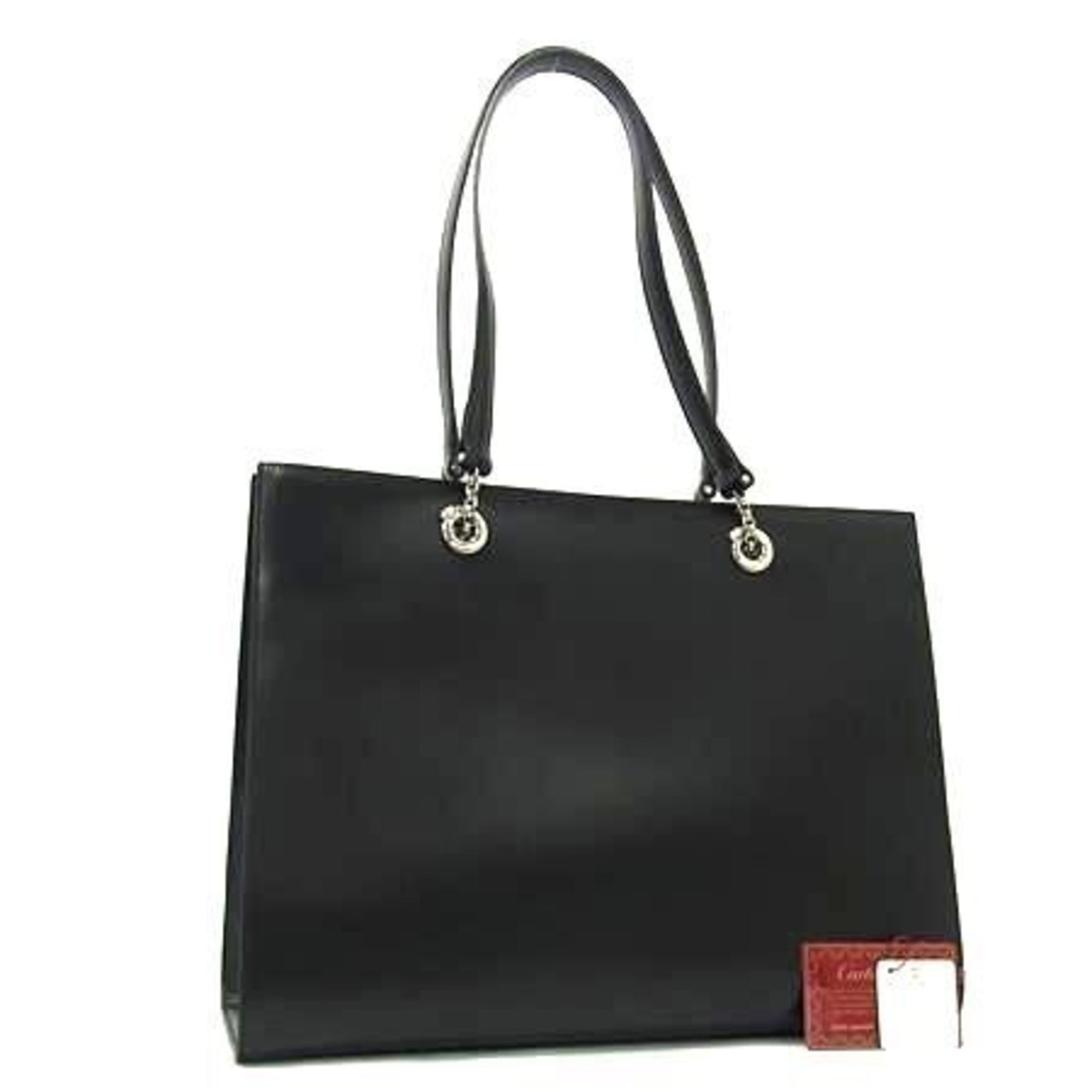 Cartier Cartier Panther Shoulder Tote Bag L100360 Black Leather Women's Size ONE SIZE - 1 Thumbnail