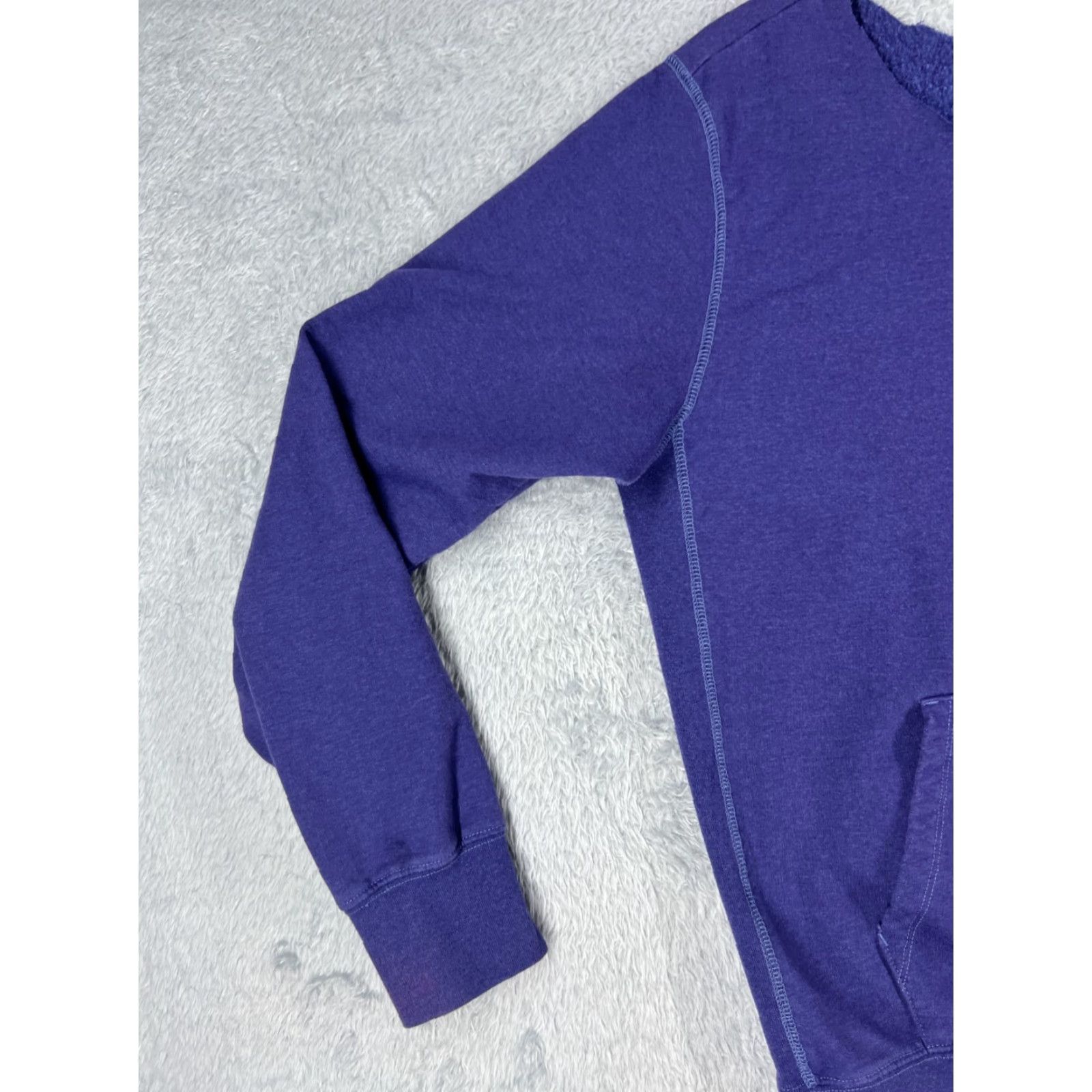 The North Face The North Face Sweater Womens Large Purple Long Sleeve Cotton Blend Jersey READ Size L / US 10 / IT 46 - 3 Thumbnail