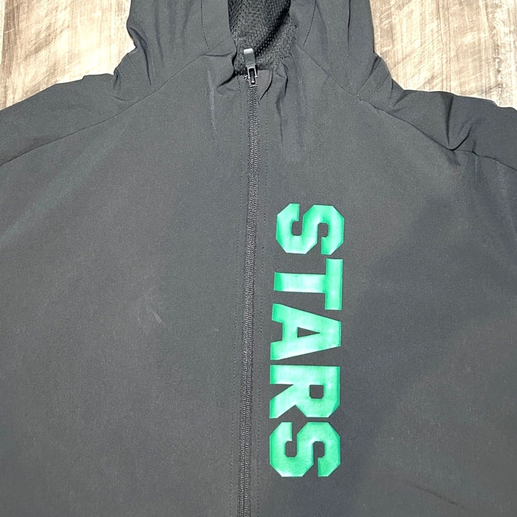 Adidas VINTAGE? Dallas Stars Adidas Black Game Mode Full Zip Hoodie Performance Jacket XL Men's Black Bomber Jacket Adidas Jacket Men XL Black 90s Size US XL / EU 56 / 4 - 6 Thumbnail