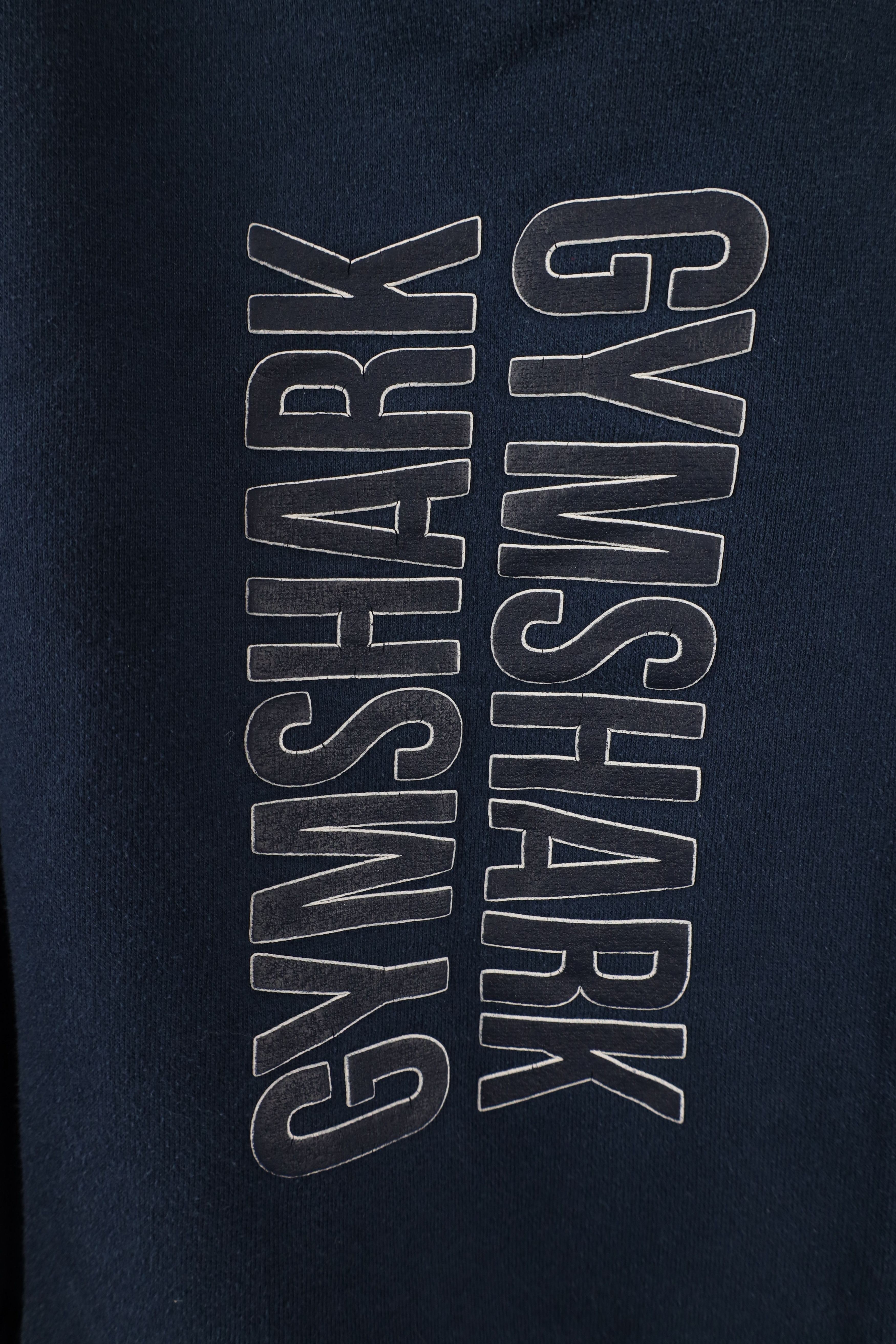Gymshark × Vintage Gymshark Faded Spell Out Running Gym Hoodie Sweatshirt Blue Size M / US 6-8 / IT 42-44 - 4 Thumbnail