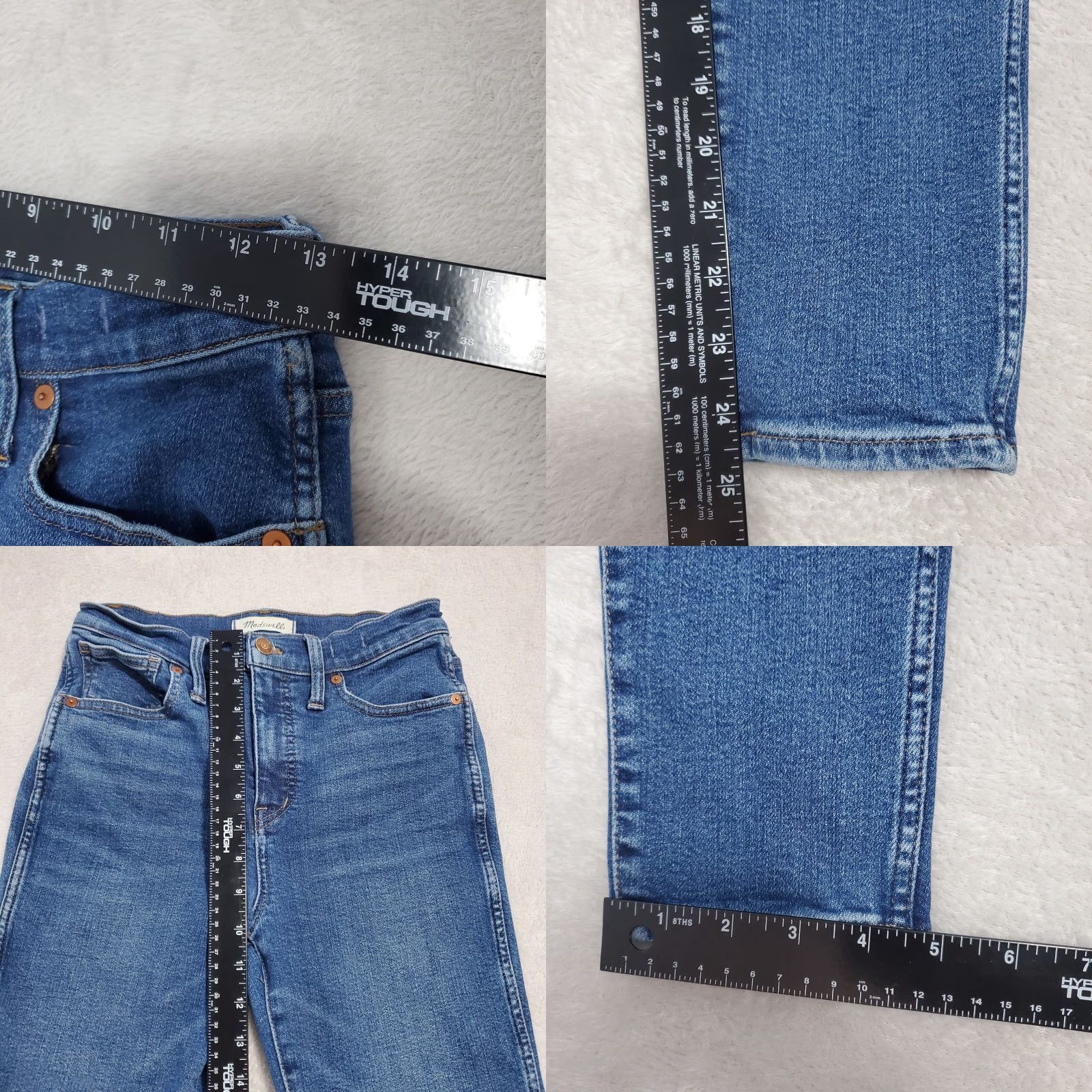Madewell VINTAGE Madewell Jeans Women 27P Blue Med Wash 10" High Rise Skinny Short Inseam Women Jeans 27P Blue Med Wash 10" High Rise Skinny Short Inseam Size 26" / US 2 / IT 38 - 8 Thumbnail