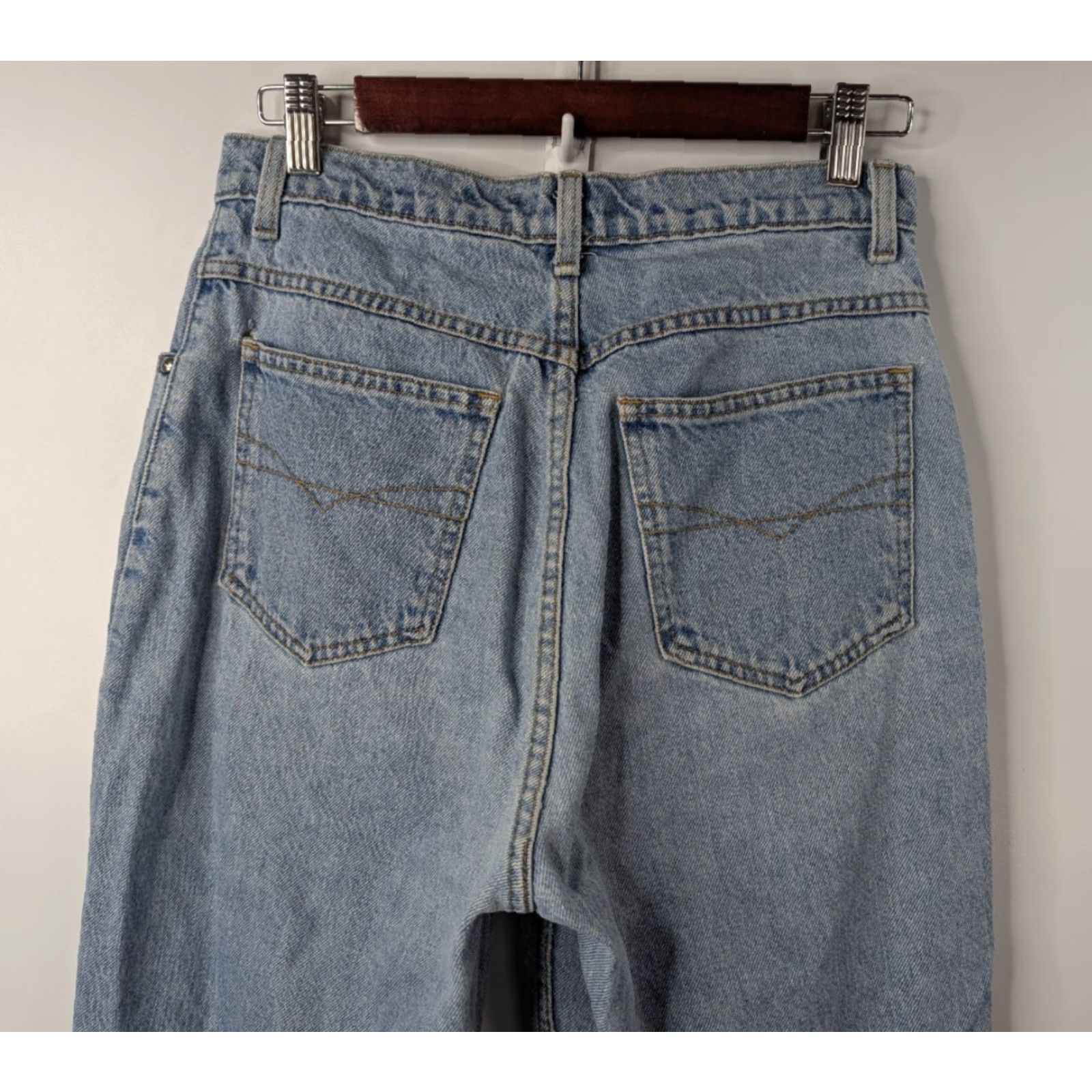Anchor Blue Anchor Blue Jeans Women's Relaxed Fit 11/12 Blue Vintage 90s High Rise Denim Jeans Size 32" / US 10 / IT 46 - 5 Thumbnail