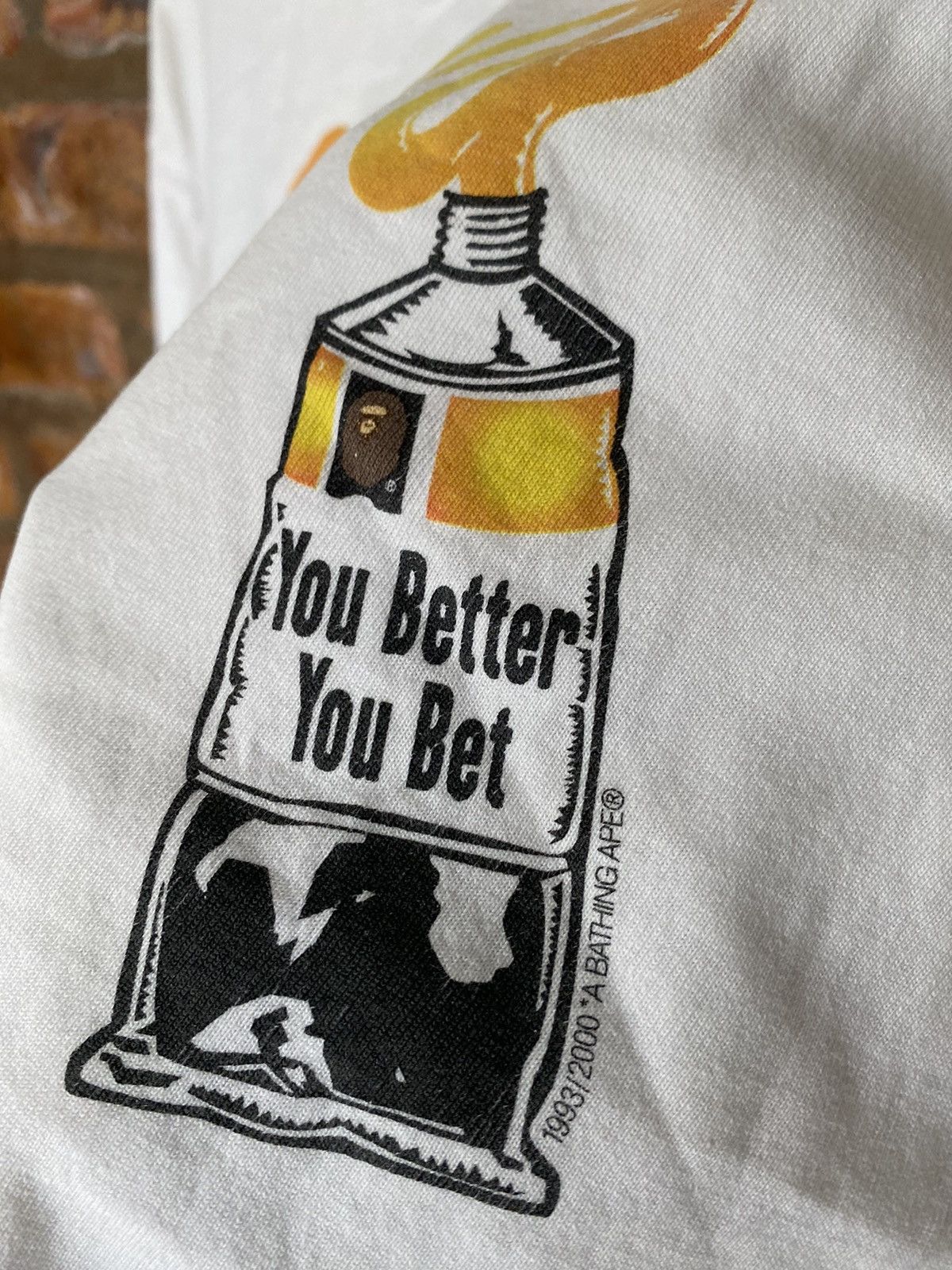 Bape SS2000 Bape You Better you bet Size US L / EU 52-54 / 3 - 7 Thumbnail