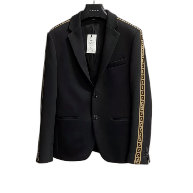Fendi Fendi Black Logo Suit Jacket Size 48 Size US L / EU 52-54 / 3 - 1 Thumbnail