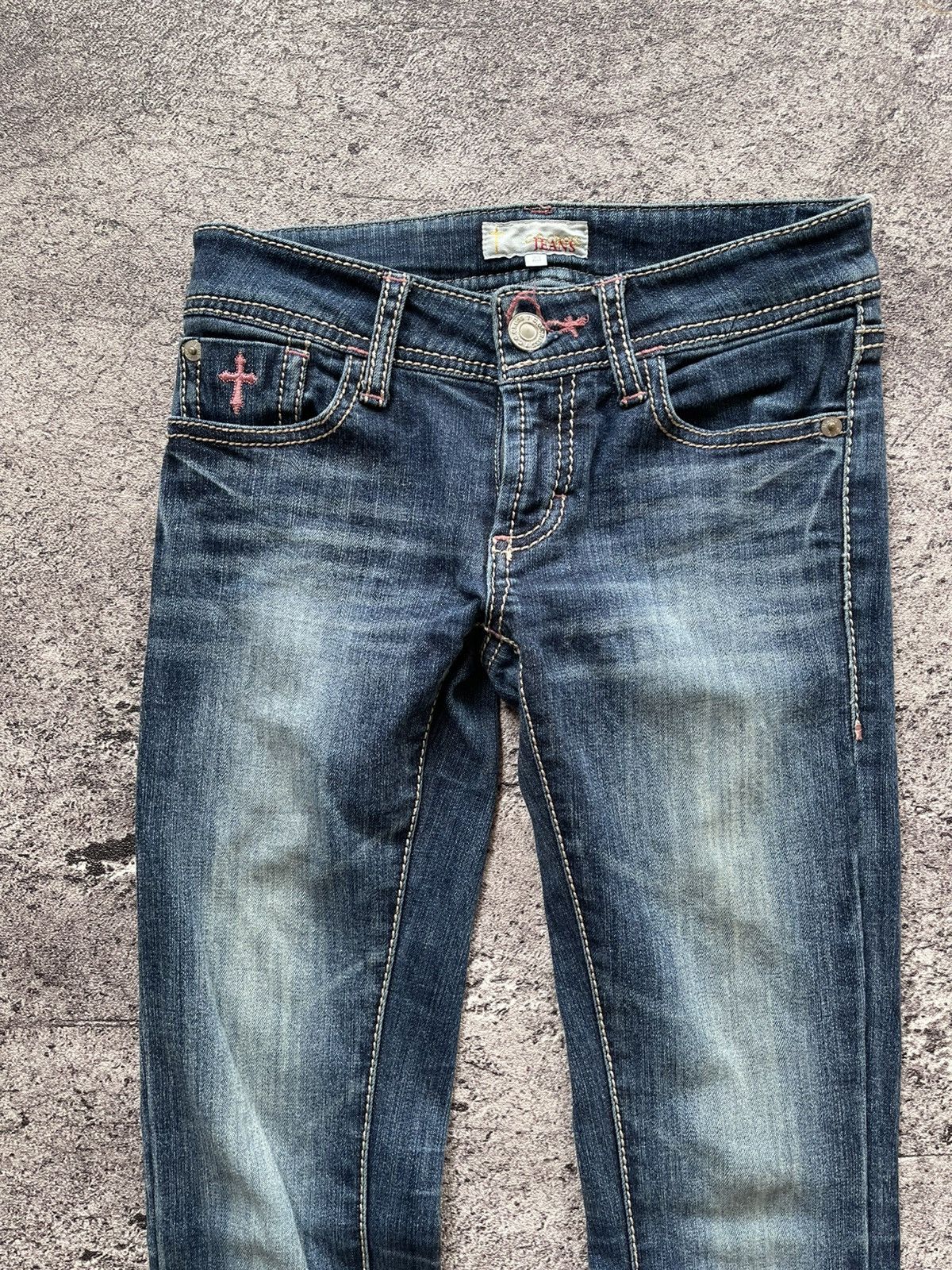 Japanese Brand Y2K C.C Cross Ifsixwasnine jeans skinny Size 26" / US 2 / IT 38 - 2 Thumbnail