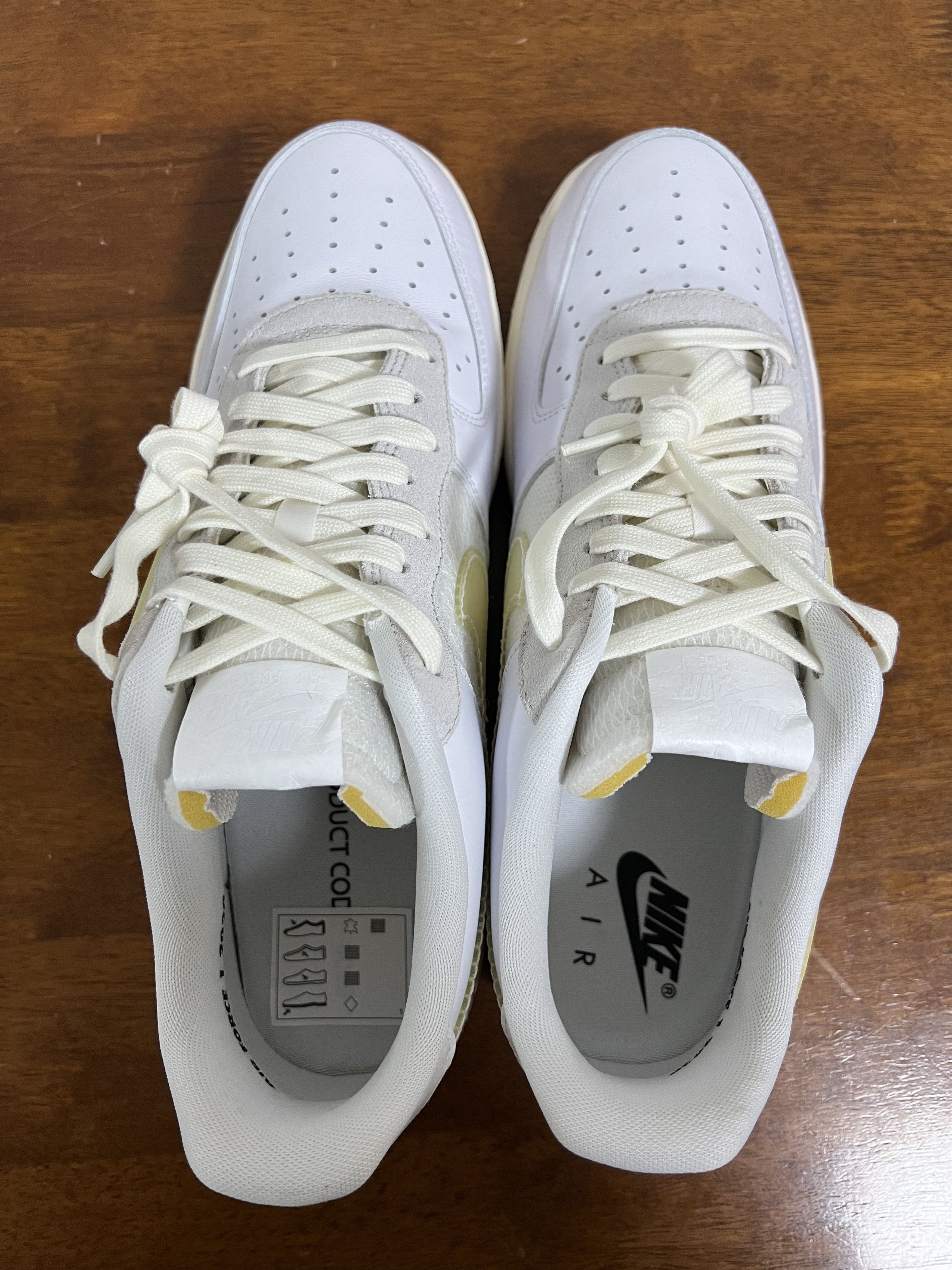 Nike 💚 2020 Nike Air Force 1 LV8 "DNA" White/White-Sail-Black Size US 11 / EU 44 - 5 Thumbnail