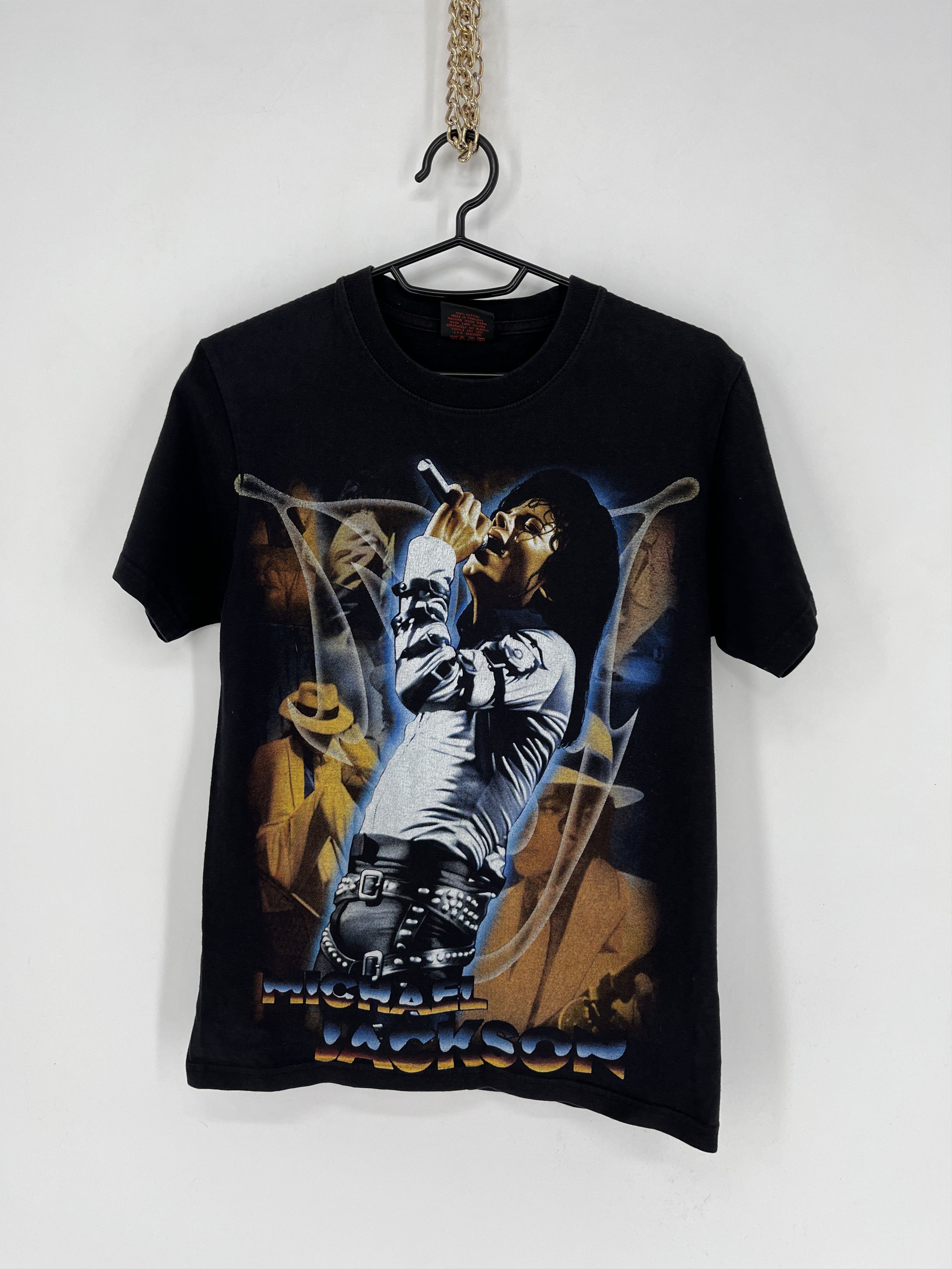 Band Tees × Michael Jackson × Vintage Vintage Y2K Michael Jackson King of Pop Band Tees Size US S / EU 44-46 / 1 - 3 Thumbnail