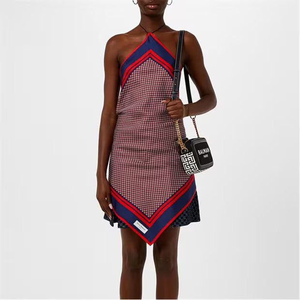 Balmain o1g2r1mq0924 Scarf Top in Multicolor Size S / US 4 / IT 40 - 3 Thumbnail