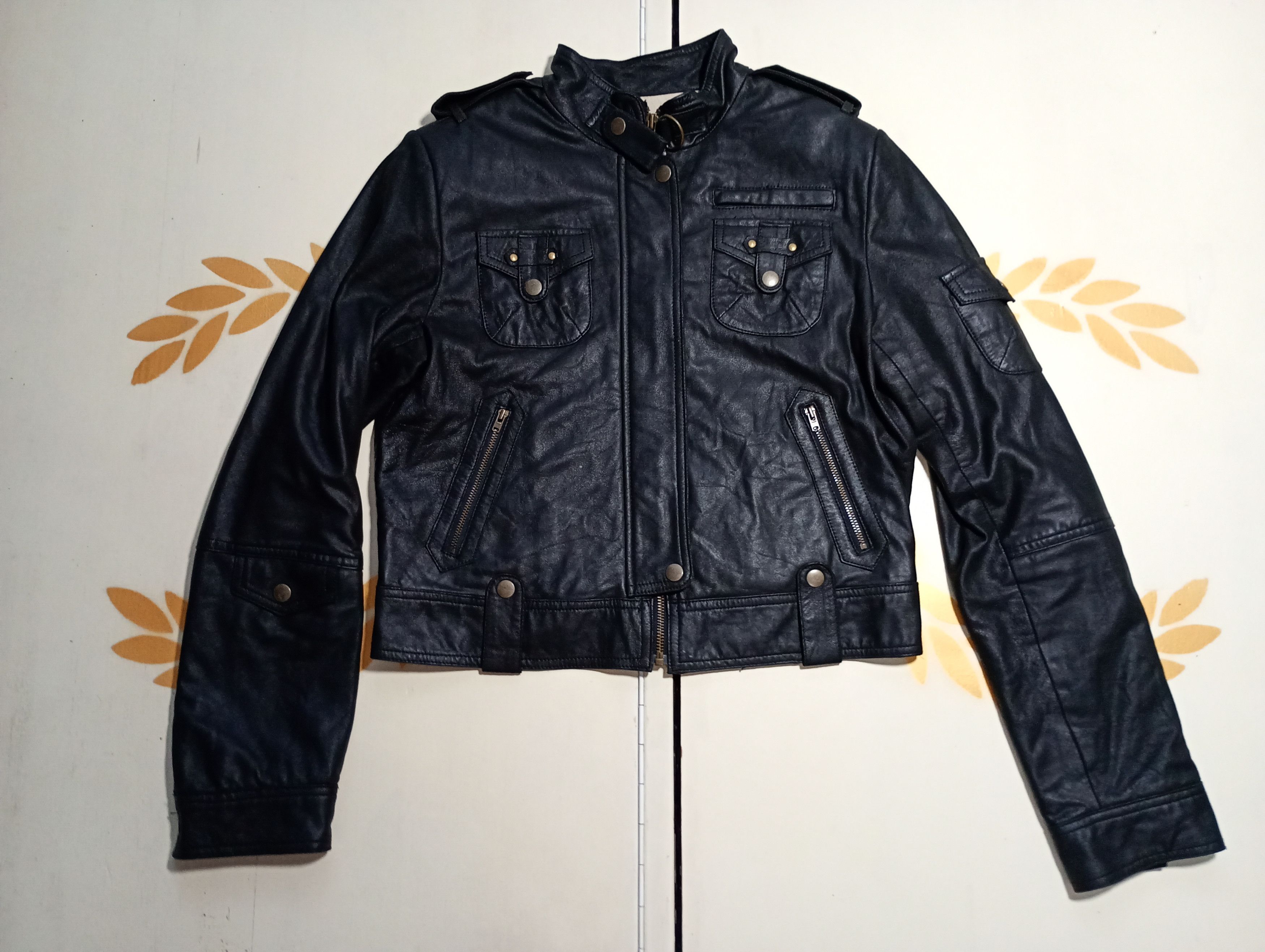 Vintage Robert Cary-Williams Leather Jacket size UK 12 Size M / US 6-8 / IT 42-44 - 2 Thumbnail