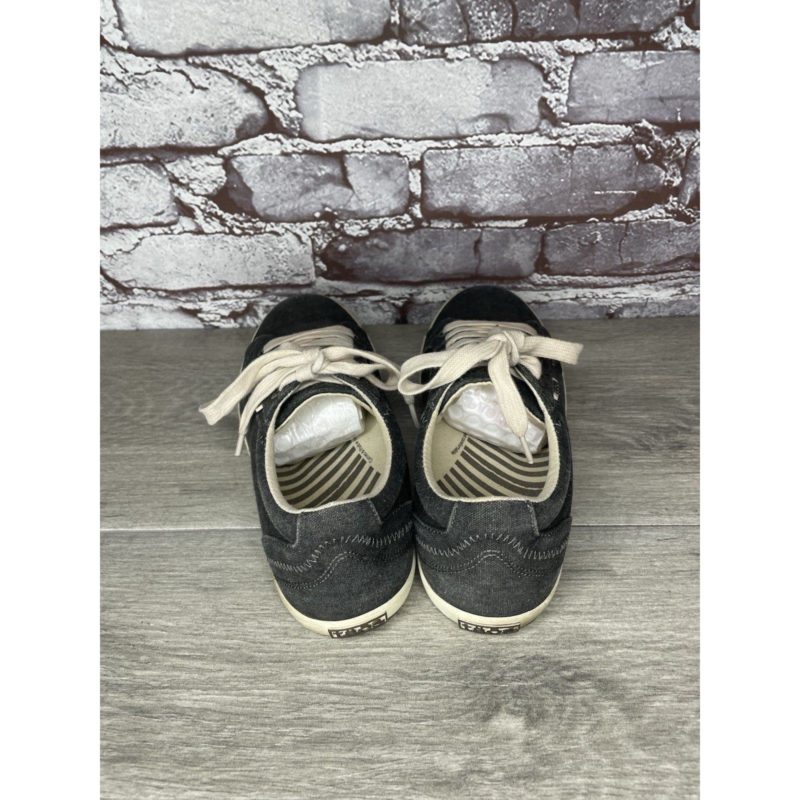 Other Taos Moc Star Gray Canvas Denim Lace Up Low Sneakers Shoes W Size US 7.5 / IT 37.5 - 6 Thumbnail