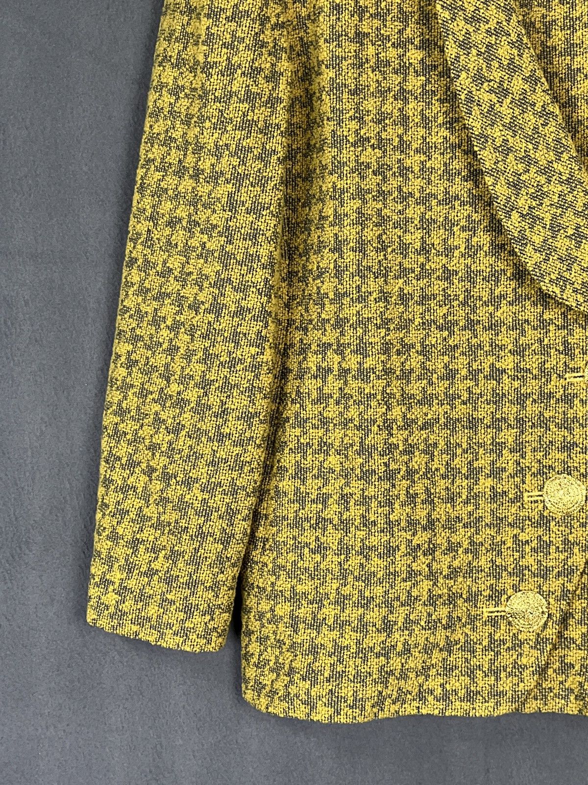 Pierre Cardin × Vintage Pierre Cardin Houndstooth Wool Jacket Made in Japan Size S / US 4 / IT 40 - 4 Thumbnail