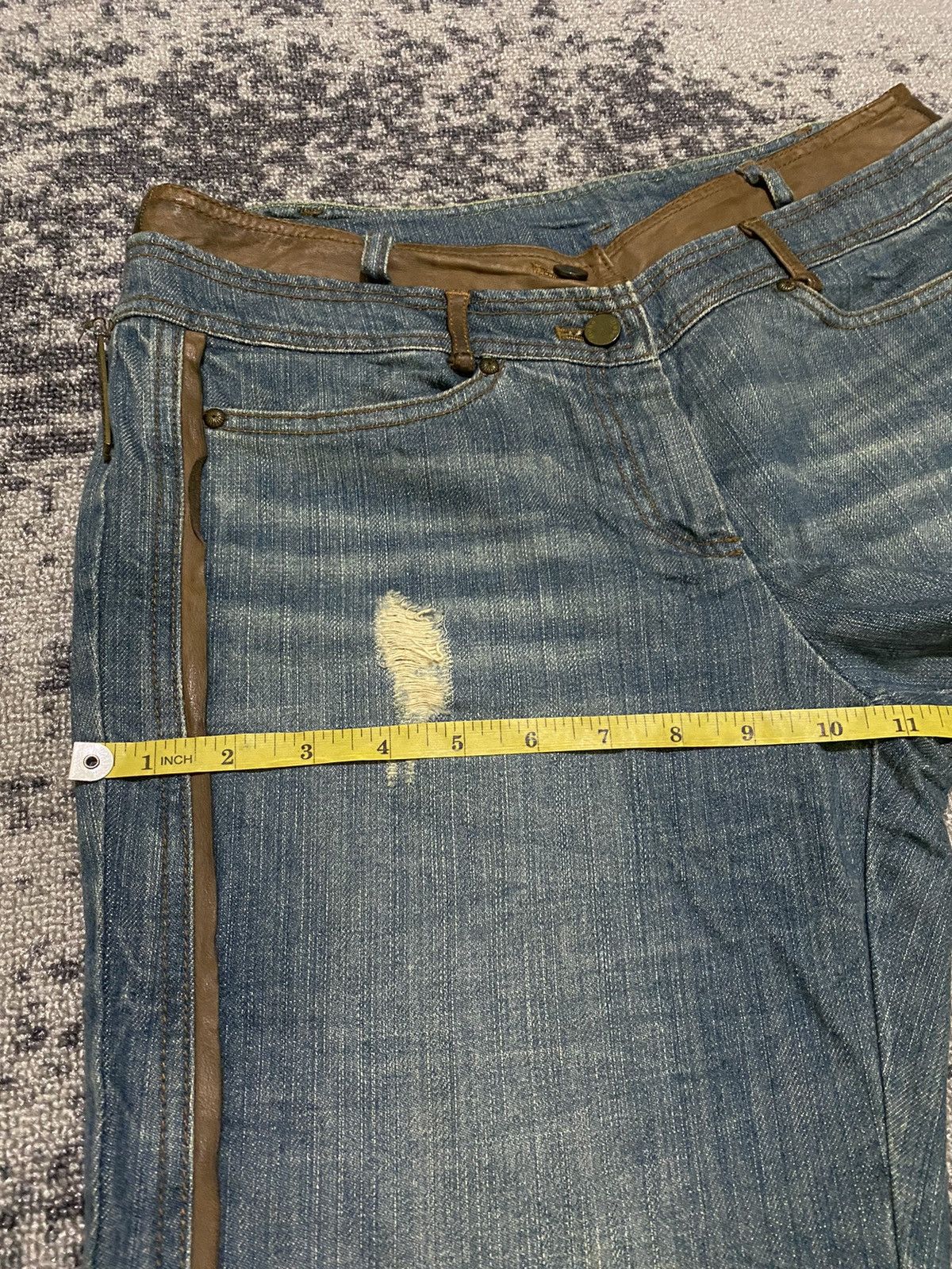 Hysteric Glamour × If Six Was Nine × Japanese Brand Y2k Doho distressed baggy jeans Size 31" - 9 Thumbnail