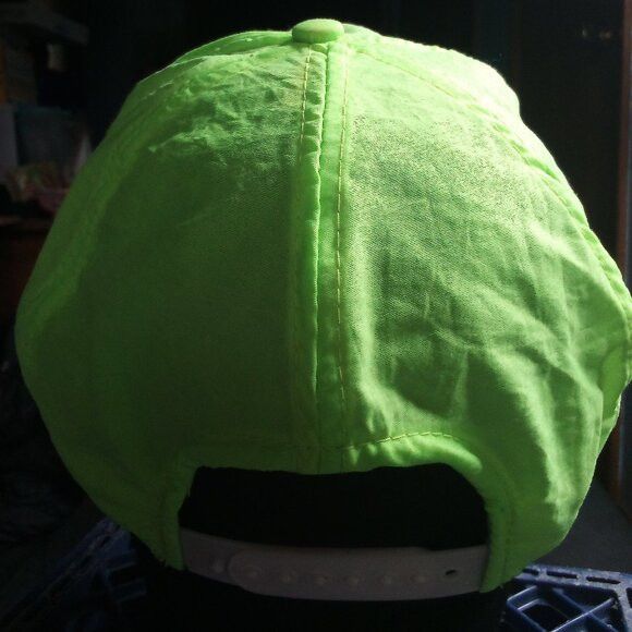 Vintage Vintage Schuck's Racing Team Neon Snap Back Hat Nylon Size ONE SIZE - 5 Thumbnail