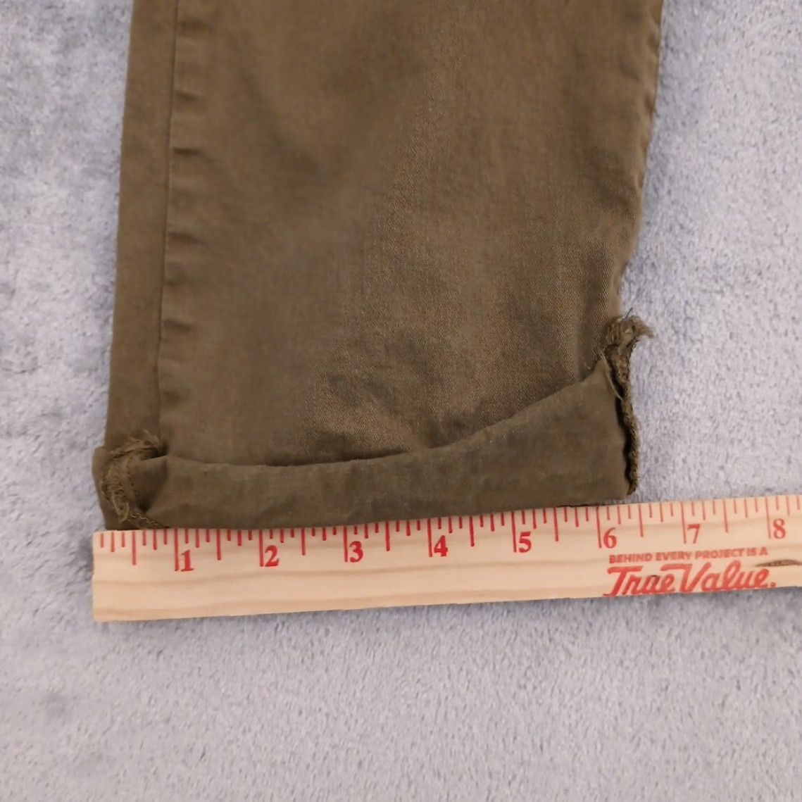 Vintage Pilcro Ankle Pants Womens Size 27 Green Cuffed 28x25 Mid Rise Pants Womens Size 27" / US 4 / IT 40 - 7 Thumbnail