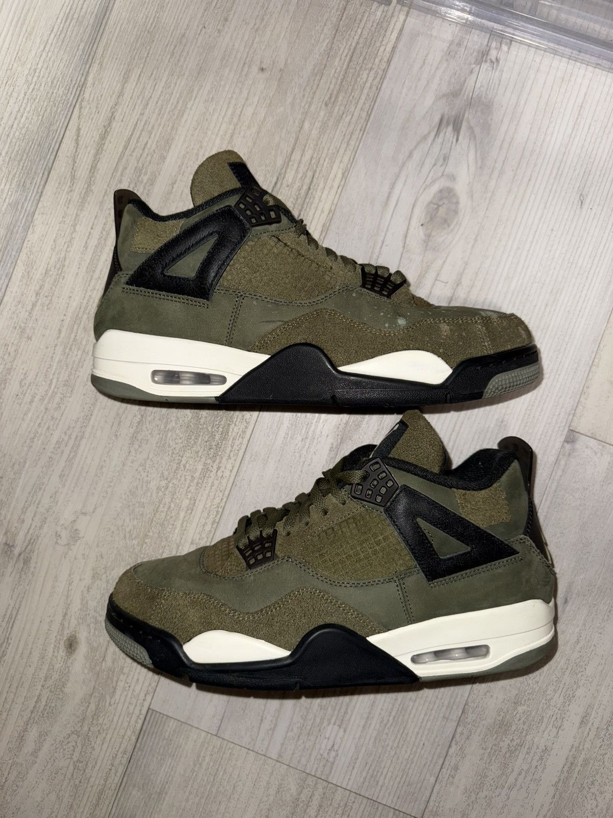 Jordan Brand Air Jordan 4 Retro Craft Olive Size US 10 / EU 43 - 2 Thumbnail