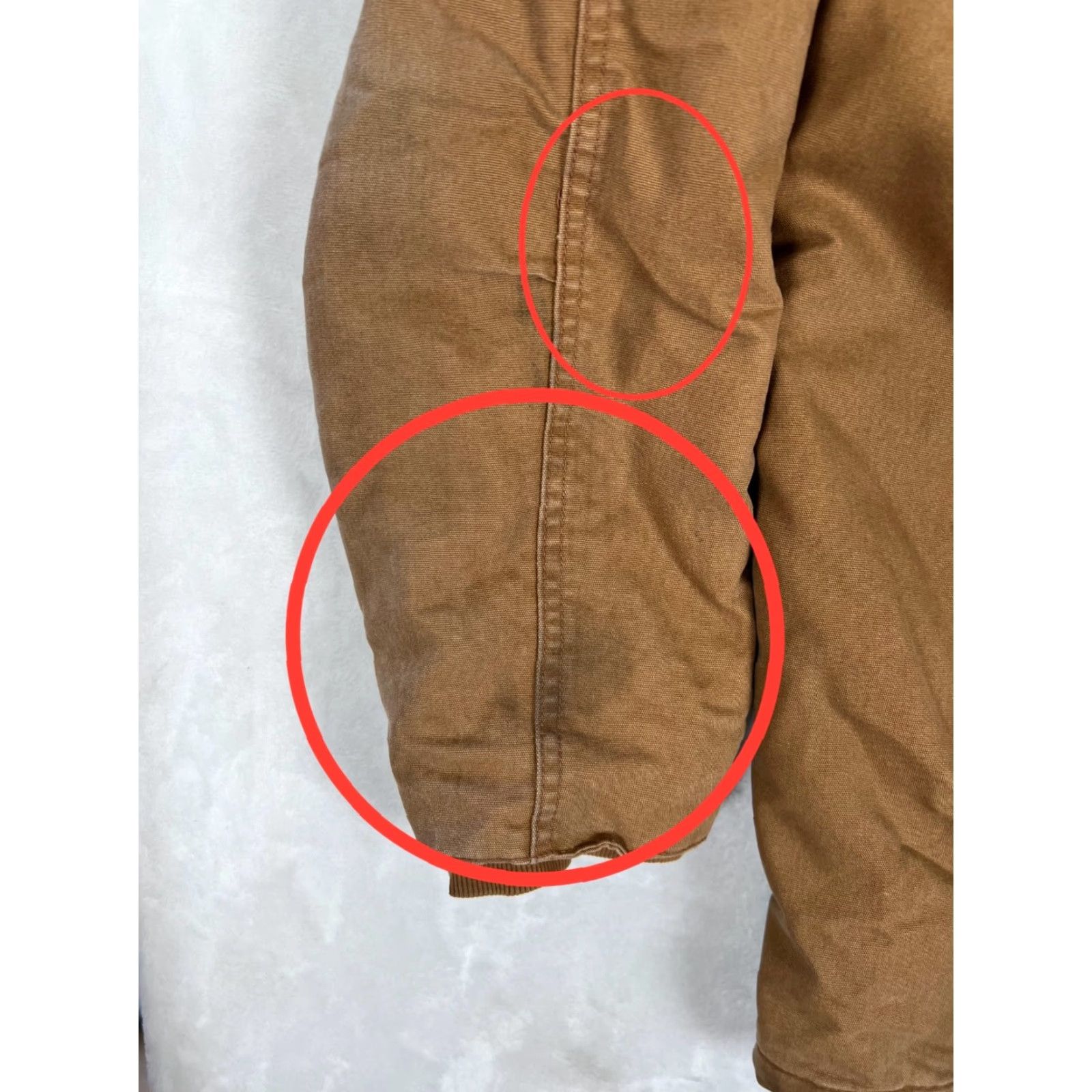 Dickies Dickies Hooded Jacket Duck Canvas Brown Men’s 2XL Quilted Lined Work Coat Bomber Zipper Size US M / EU 48-50 / 2 - 5 Thumbnail