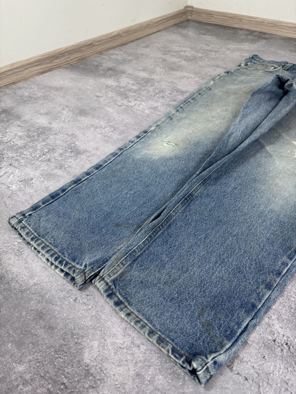 Carhartt Vintage Carhartt Men’s Denim Jeans Faded Light Blue Workwear Size US 38 / EU 54 - 9 Thumbnail