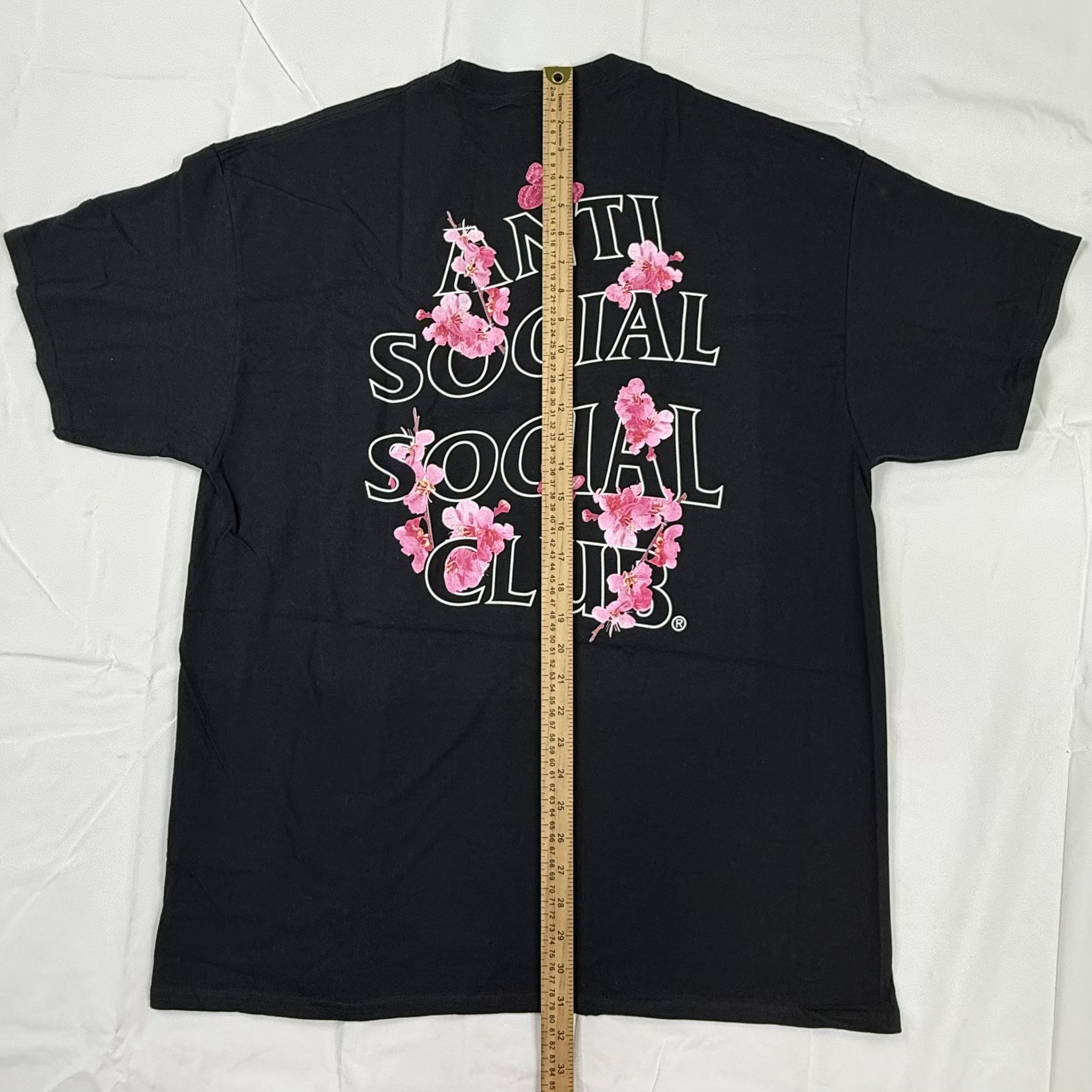 Anti Social Social Club Anti Social Social Club Kkoch Black Tee Cherry Blossom XL Size US XL / EU 56 / 4 - 3 Thumbnail