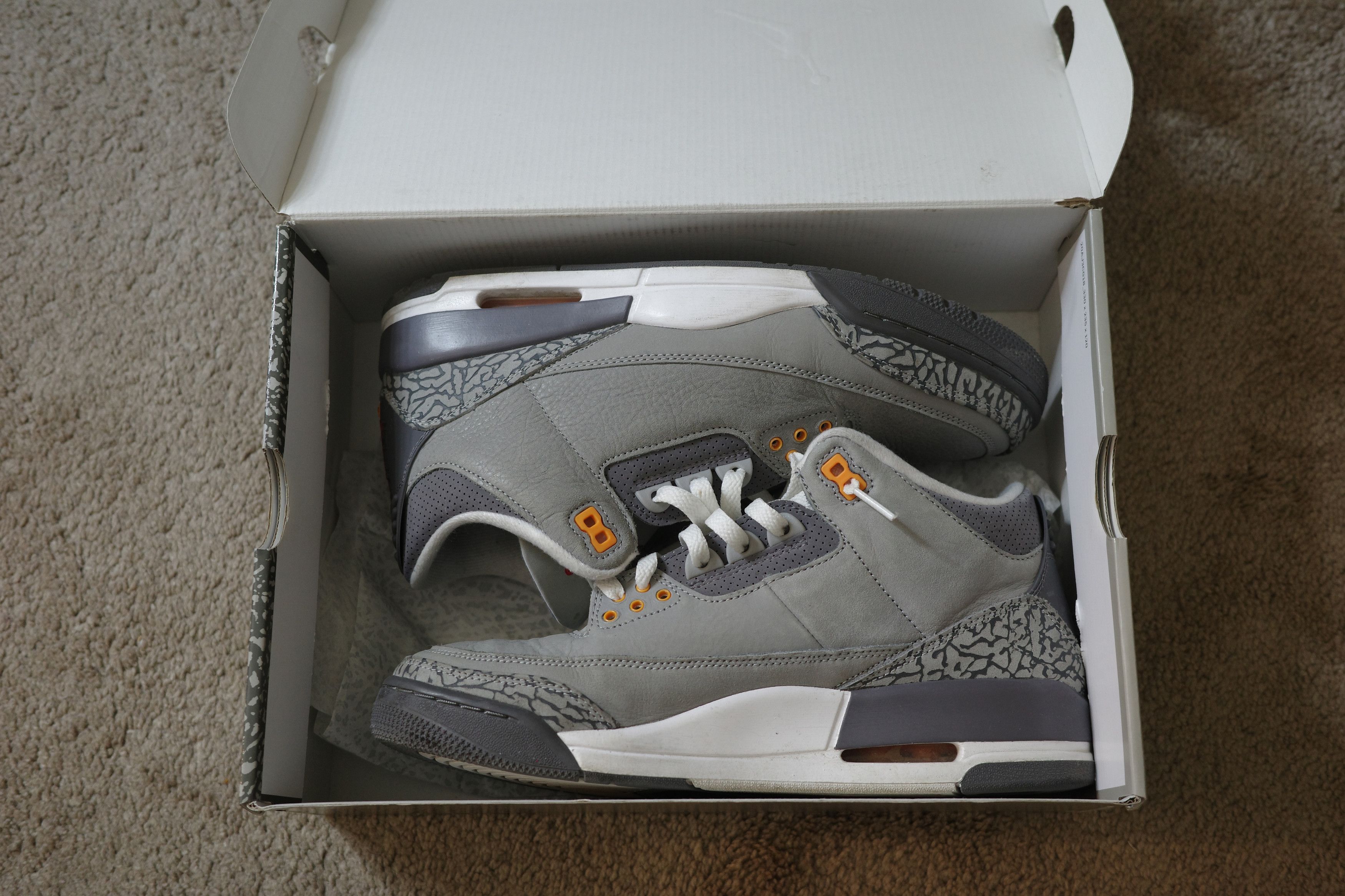 Jordan Brand Jordan 3 Retro Cool Grey (2021) Size US 10 / EU 43 - 4 Thumbnail