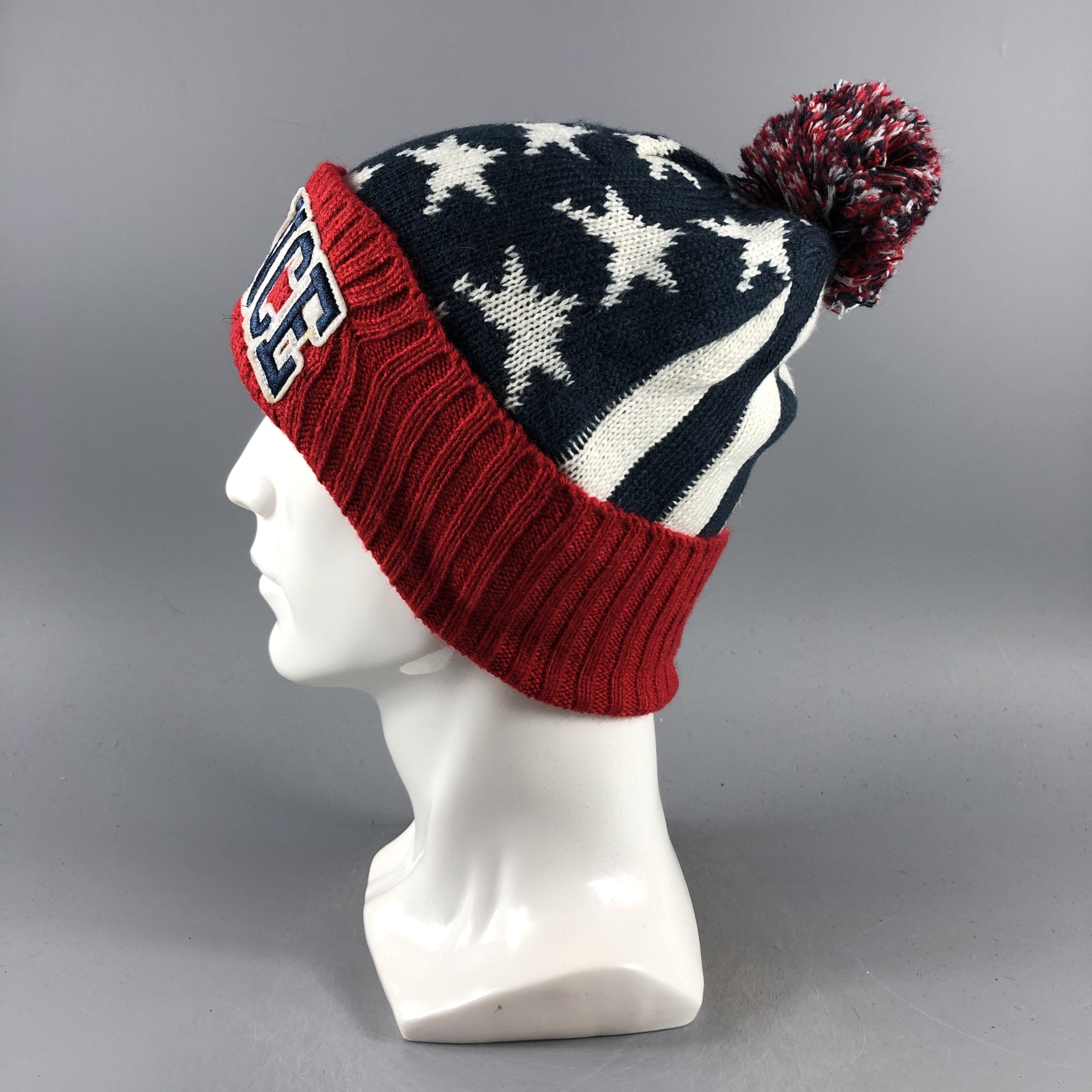 Japanese Brand × Vintage Enhance Bobble Beanie Snow Hat Snow Cap -D519 Size ONE SIZE - 1 Thumbnail
