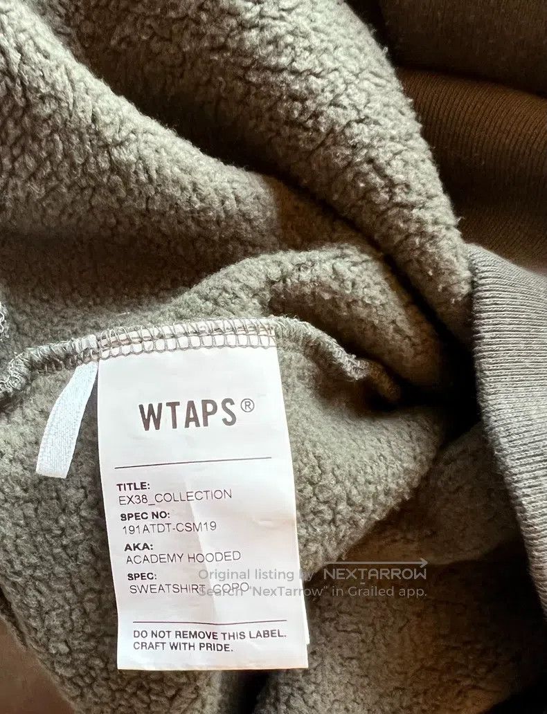 Wtaps Wtaps Fleece hoodie Size US M / EU 48-50 / 2 - 3 Thumbnail