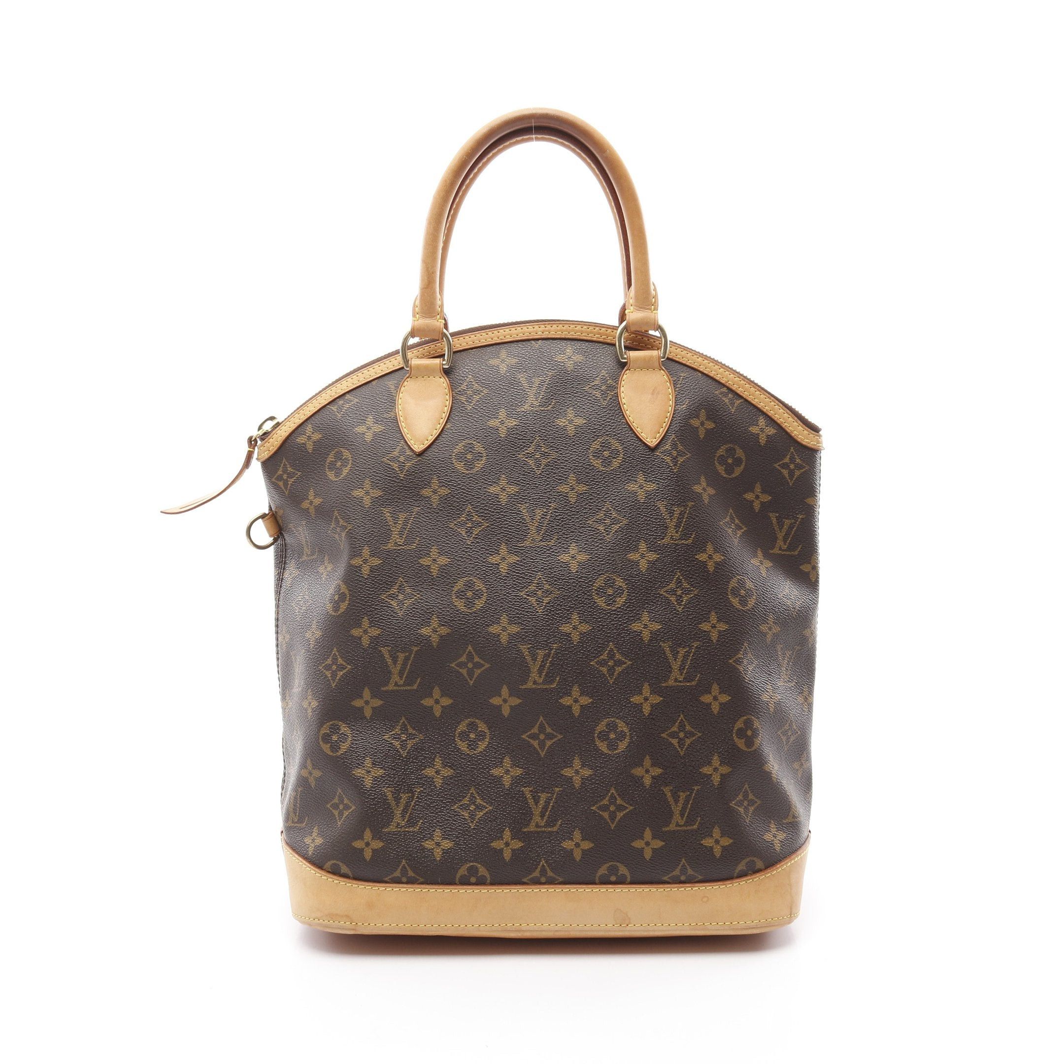 Louis Vuitton Louis Vuitton Lockit Vertical Monogram Handbag Leather Brown Size ONE SIZE - 1 Thumbnail