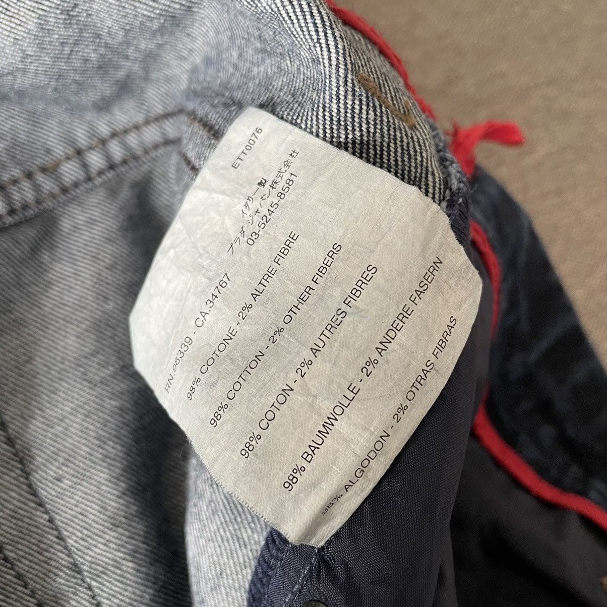 Prada Prada Linea Rossa 00’s Red Tab Jeans Size US 34 / EU 50 - 21 Thumbnail