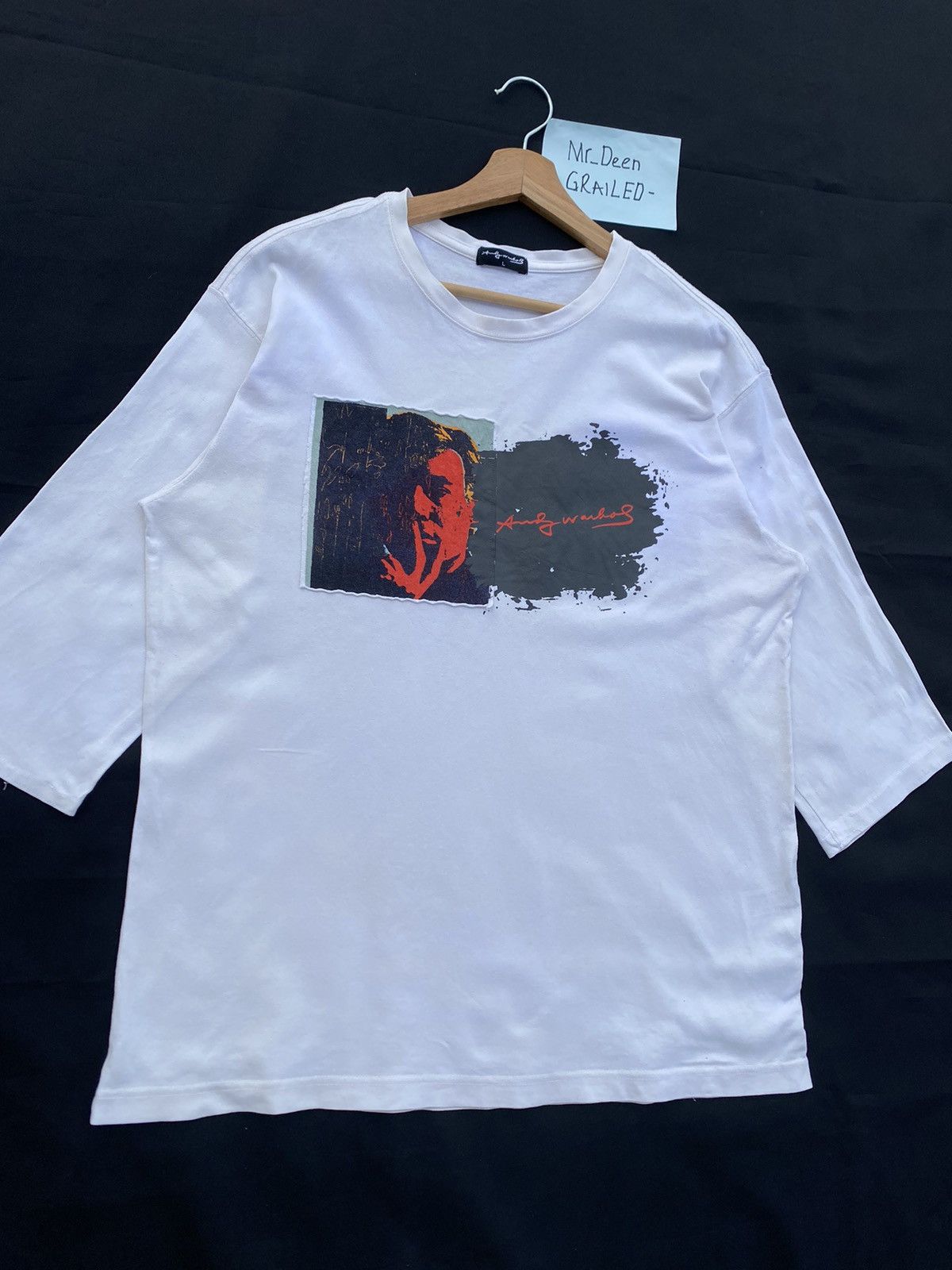 Andy Warhol Rare Vintage Andy Warhol 3/4 Sleeves Shirt Size US L / EU 52-54 / 3 - 6 Thumbnail