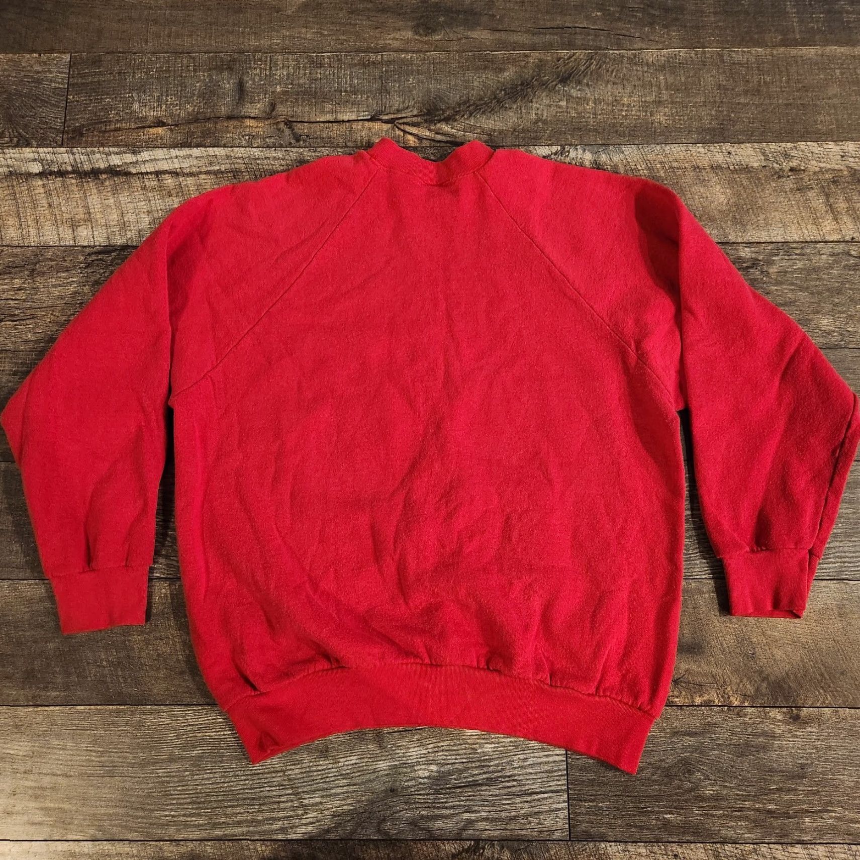 Fruit Of The Loom Vintage Fruit of the Loom Crewneck Sweatshirt Sz XL L Red Men Regular Pullover All Seasons Heavyweight USA Made 90s Retro Hipster Size US L / EU 52-54 / 3 - 4 Thumbnail