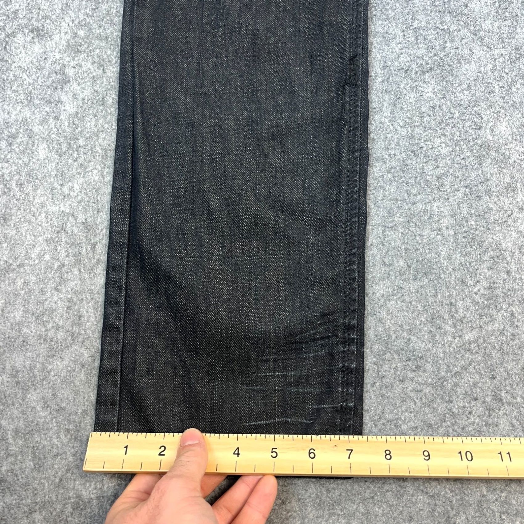 Hugo Boss HUGO BOSS Jeans Slim Bootcut 30 Womens Denim Grey Charcoal Wash 32 5-Pocket Design Comfort Easy Care Pockets Vintage: No Size 30" / US 8 / IT 44 - 3 Thumbnail