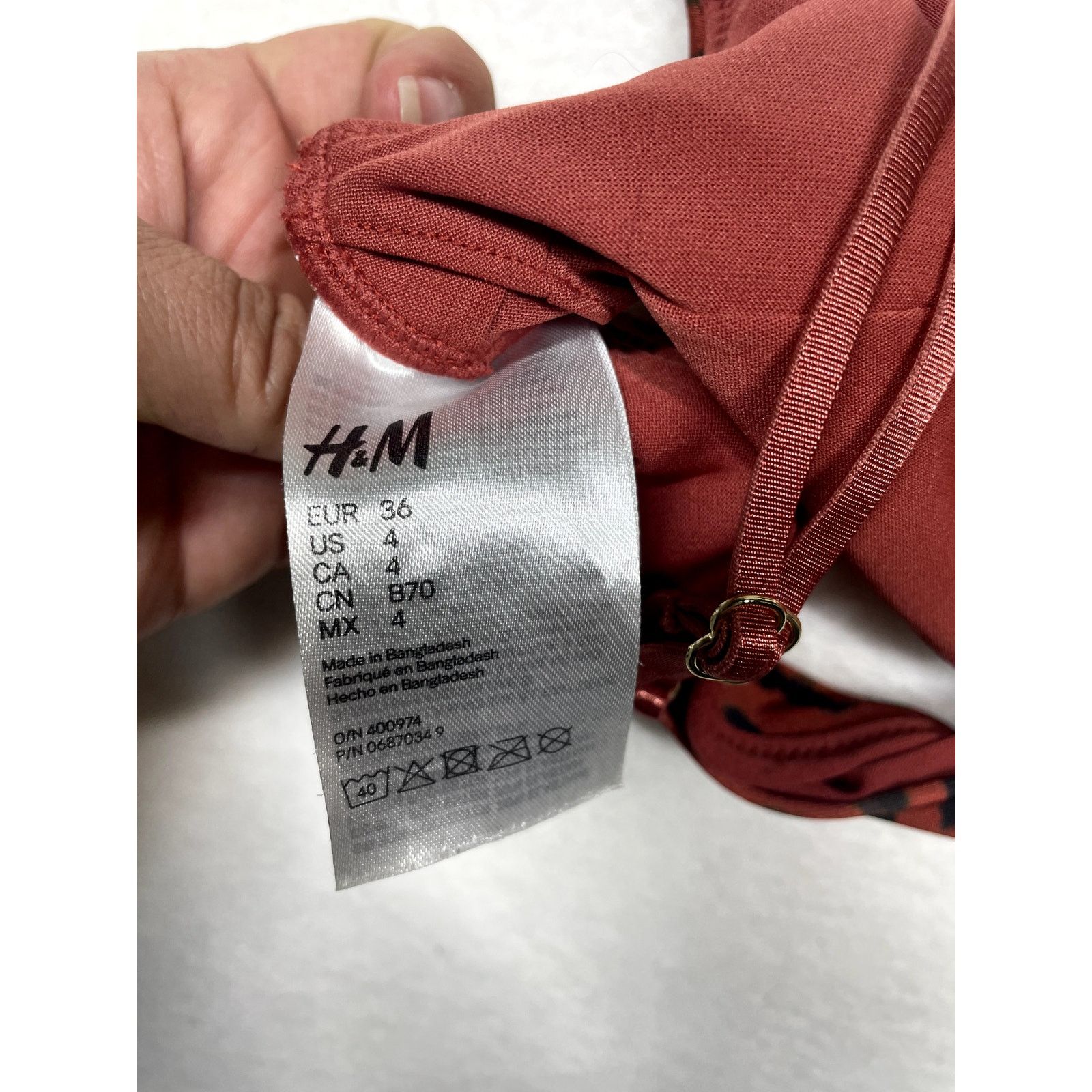 H&M H&M Women’s Size 4 Cheetah Print Bikini Top Size S / US 4 / IT 40 - 6 Thumbnail