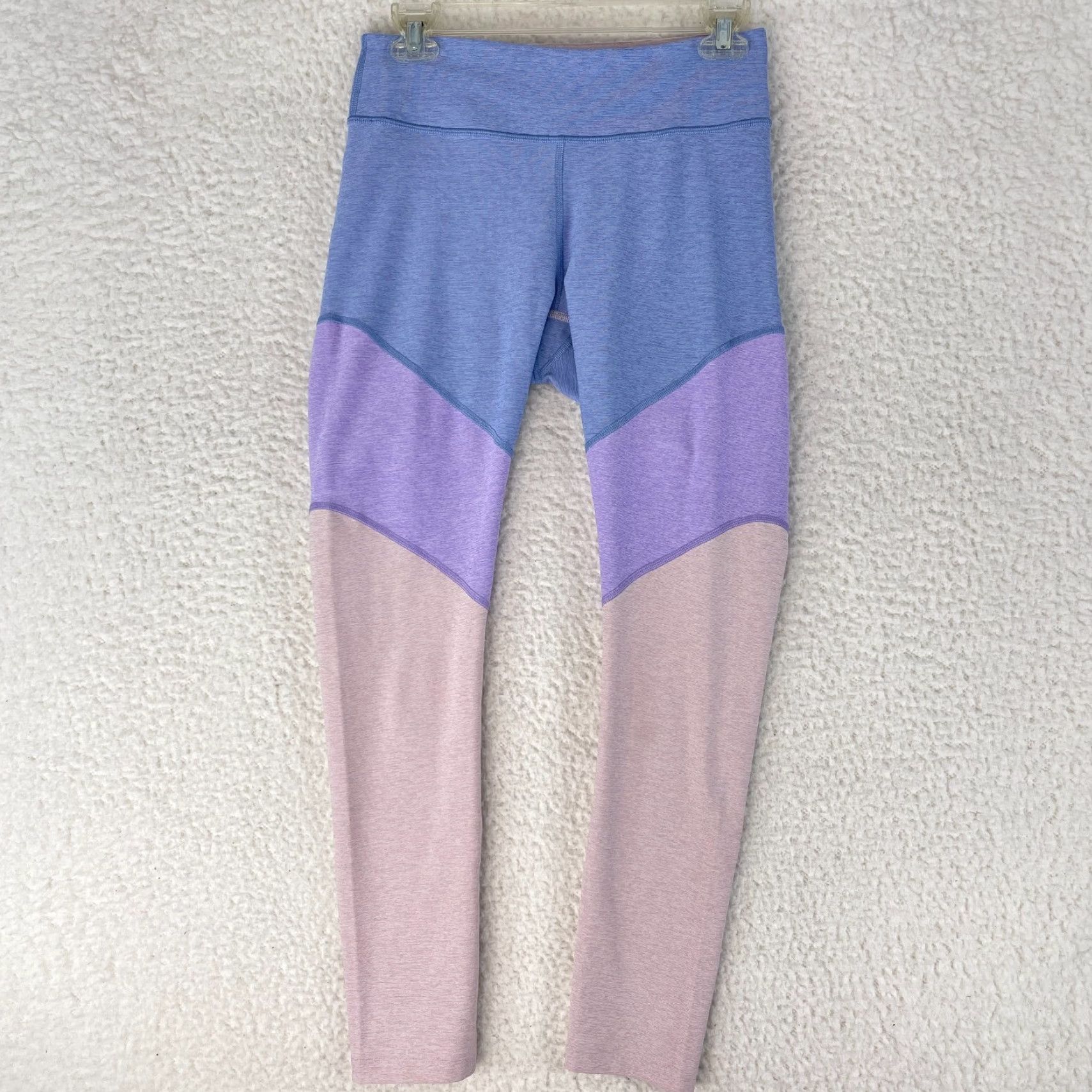 Outdoor Voices Outdoor Voices Leggings Womens 7/8 Springs Colorblock Athletic Activewear Size M Pink Colorblock Skinny Inseam 24.5 in Size 32" / US 10 / IT 46 - 2 Thumbnail