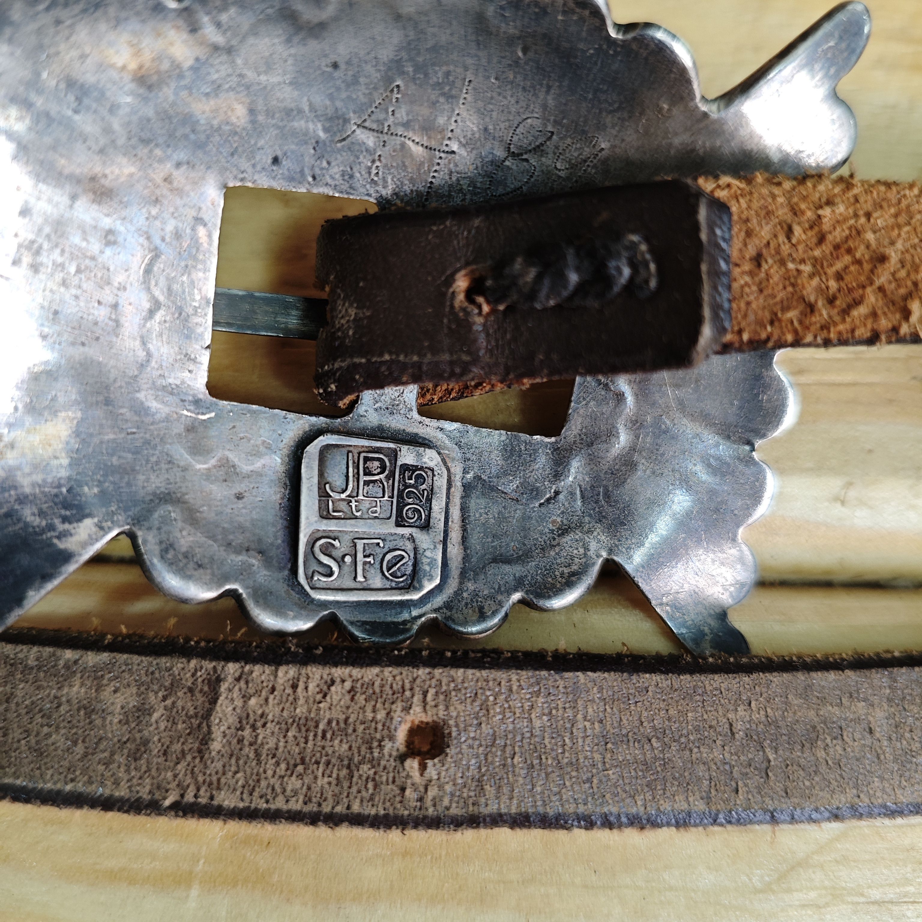 James Reid Sterling silver concho belt by James Reid Size 36 - 7 Thumbnail