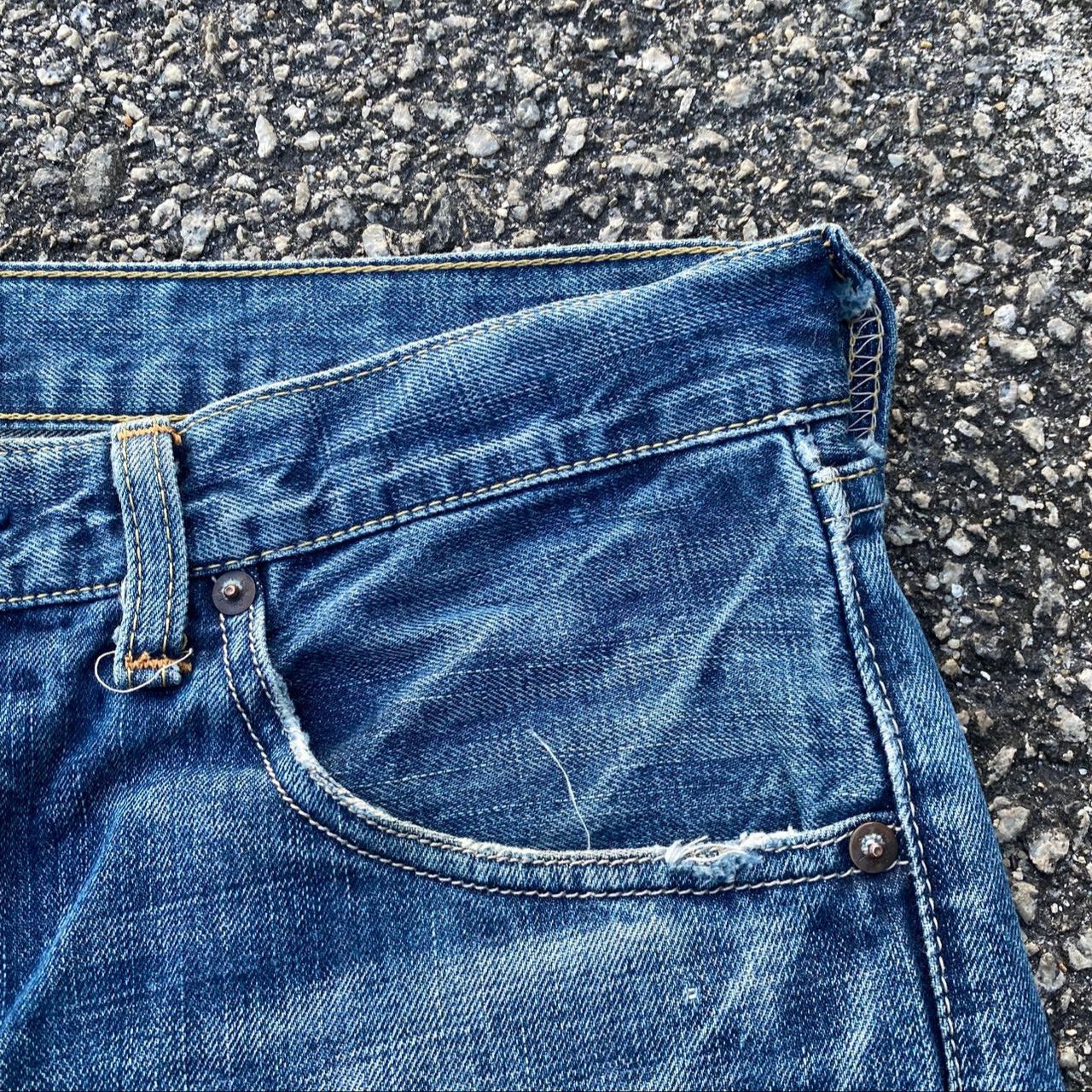 Kapital Vintage 90s Levis 503 Distressed Denim Size US 32 / EU 48 - 13 Thumbnail