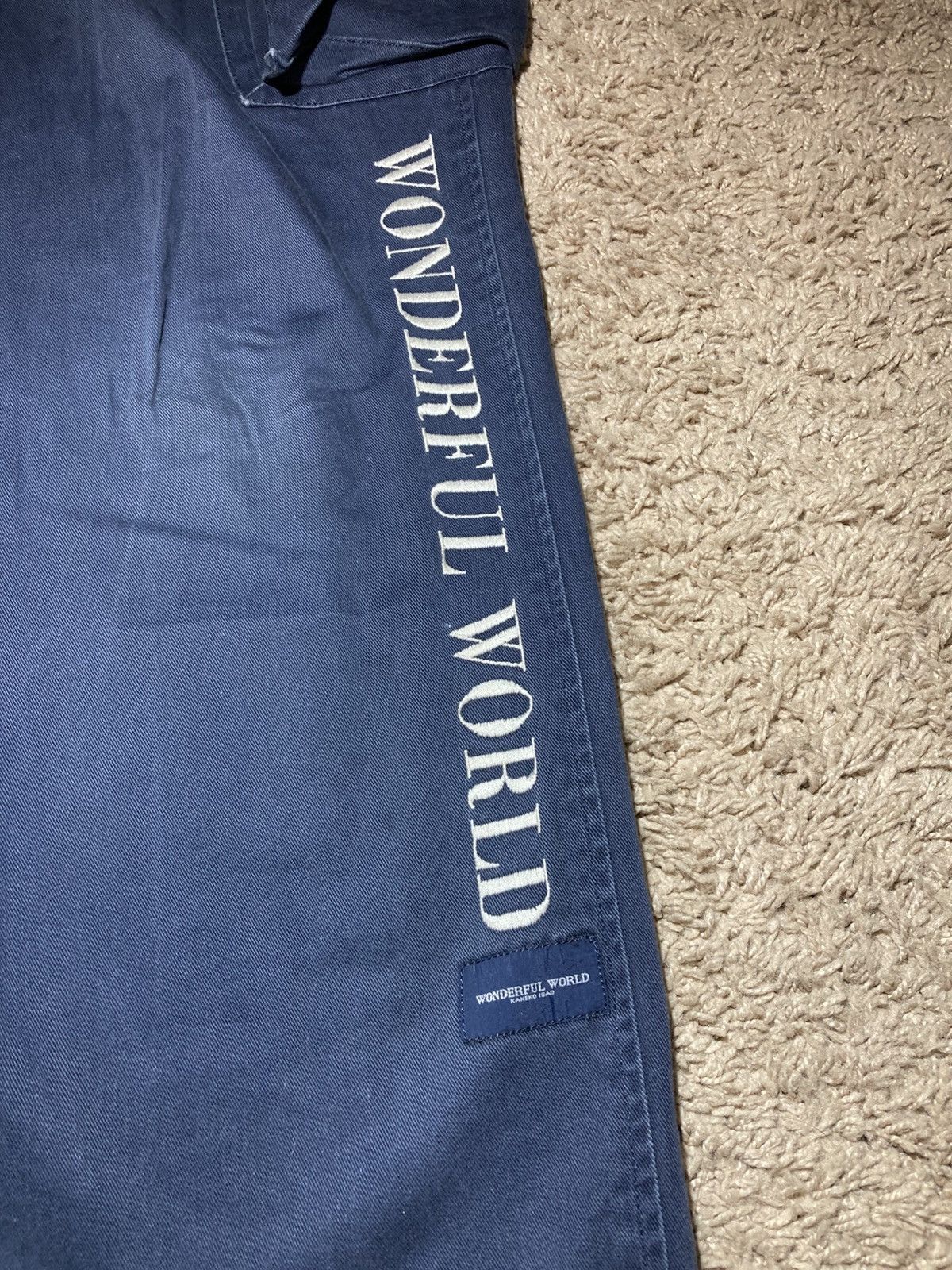 Kaneko Isao SS96 Wonderful World Kaneko Isao Men's 90s 1996 Navy Cargo Size US 28 / EU 44 - 4 Thumbnail