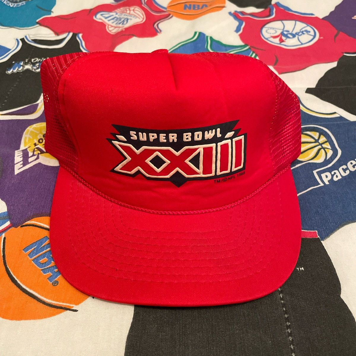 NFL × Vintage Vintage 1989 NFL San Francisco 49ers Super Bowl Football Hat Size ONE SIZE - 1 Thumbnail