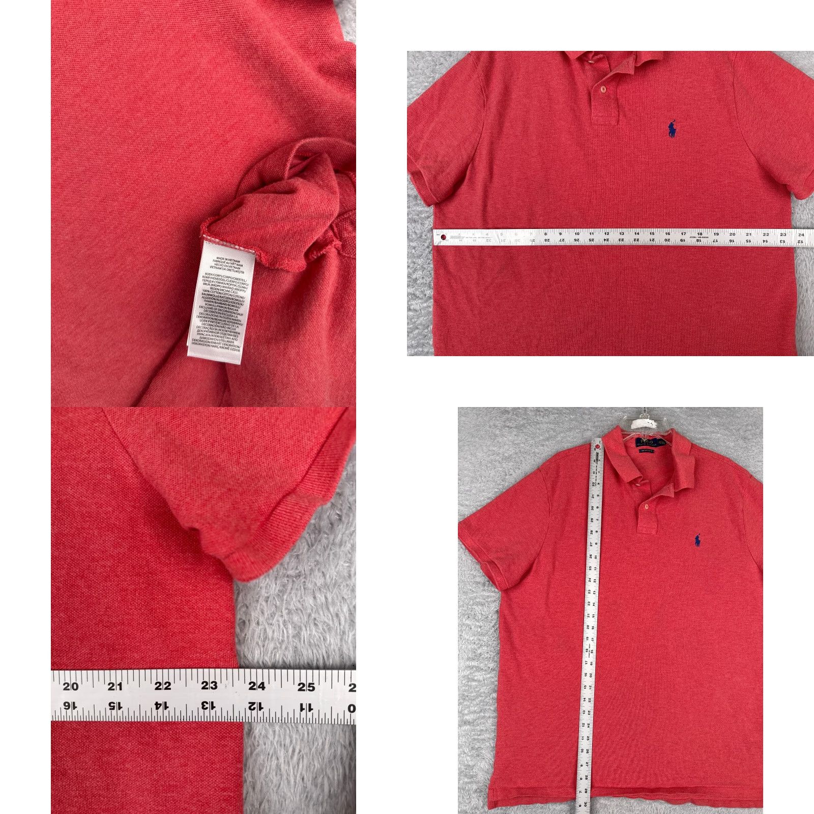 Ralph Lauren VINTAGE Ralph Lauren Polo Shirt Men 2XL Red Short Sleeve Cotton Custom Slim Fit Polo Shirt Men 2XL Red Short Sleeve Cotton Slim Fit Embroidered Logo Size US XXL / EU 58 / 5 - 8 Thumbnail