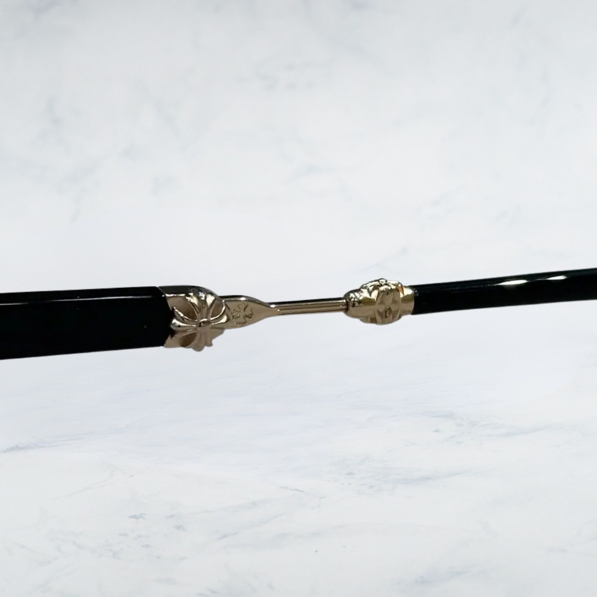Chrome Hearts CHROME HEARTS DUCK BUTTER BLACK / GOLD PLATED Size ONE SIZE - 5 Thumbnail