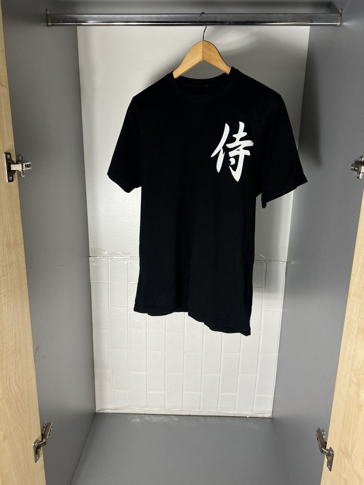 Japanese Brand VERY RARE YAKUZA SAMURAI DEMON MASK DOUBLE PRINTED T-SHIRT Size US L / EU 52-54 / 3 - 7 Thumbnail