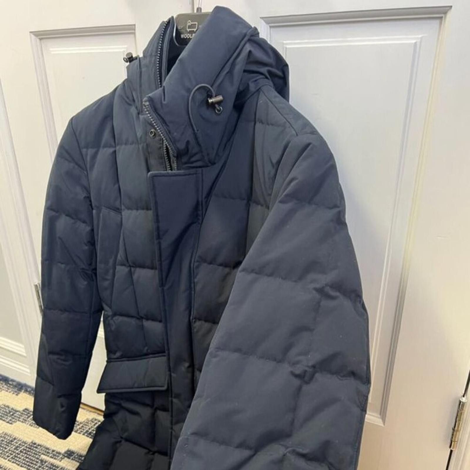 Woolrich Woolen Mills Blizzard Parka in Ramar Cloth - Men - Blue Size US S / EU 44-46 / 1 - 2 Thumbnail