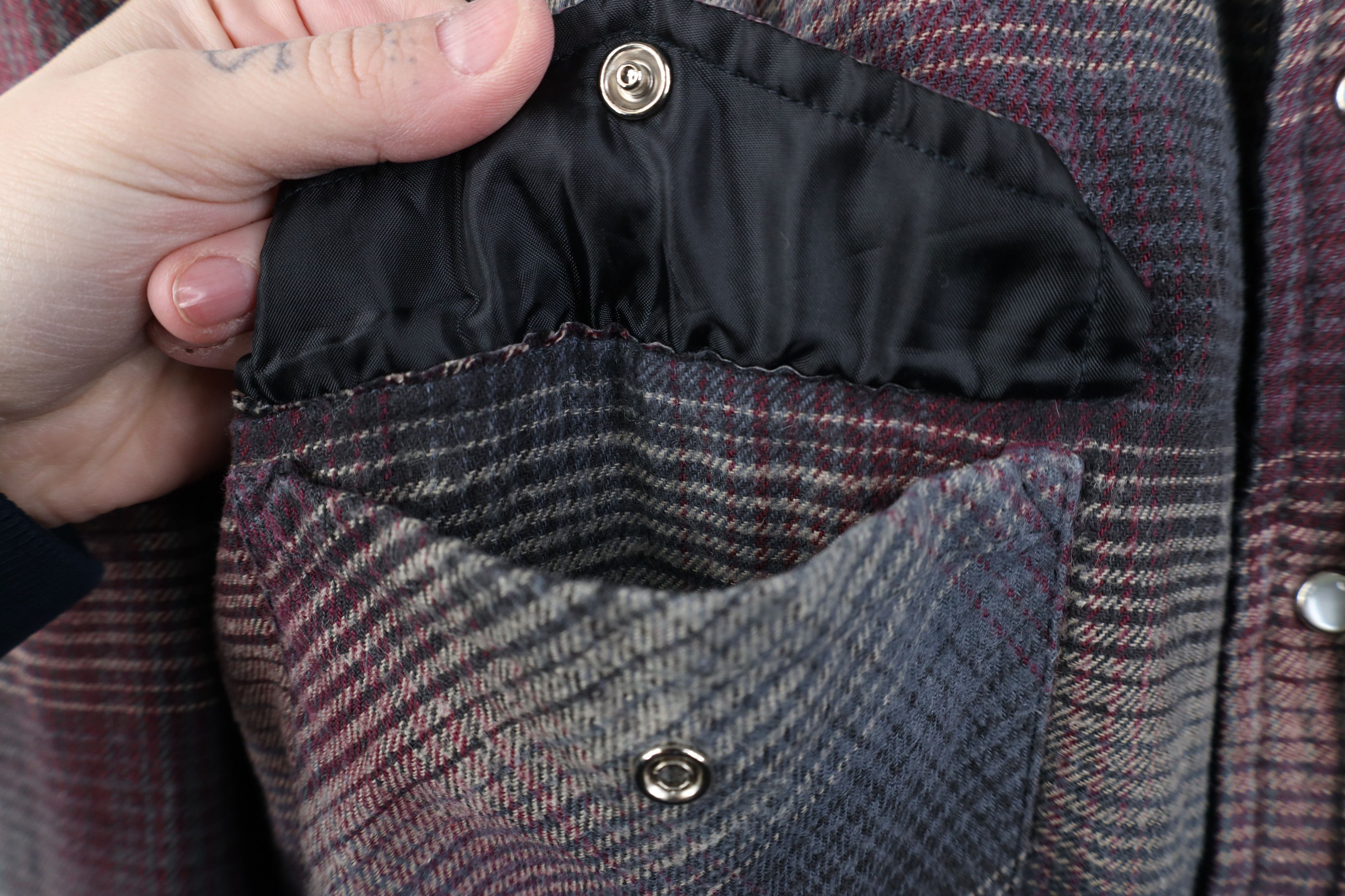 FiveBrother Vintage 90s Five Brother Flannel Snap Button Shirt Jacket Size US L / EU 52-54 / 3 - 5 Thumbnail