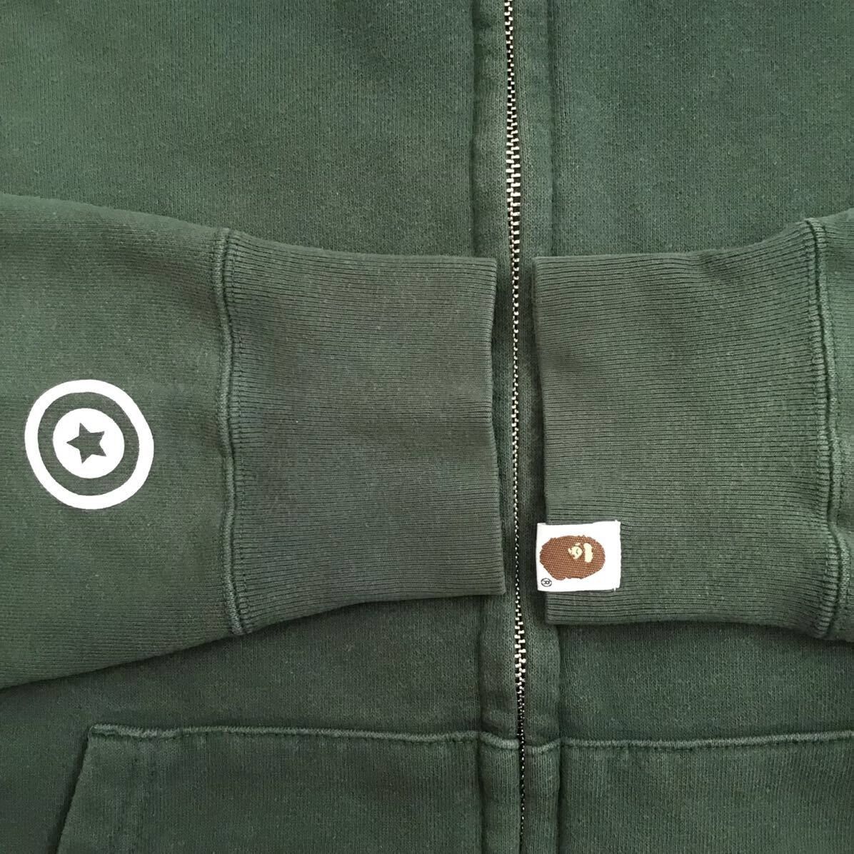 Bape BAPE ABC camo green × DARK green shark full zip hoodie APE Size US L / EU 52-54 / 3 - 6 Thumbnail