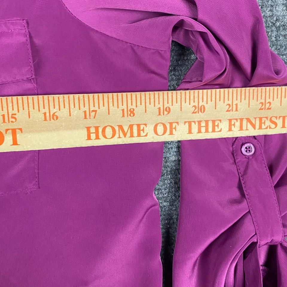 Old Navy Old Navy Button Up Top Women's Small Long Sleeve Purple S Size S / US 4 / IT 40 - 4 Thumbnail