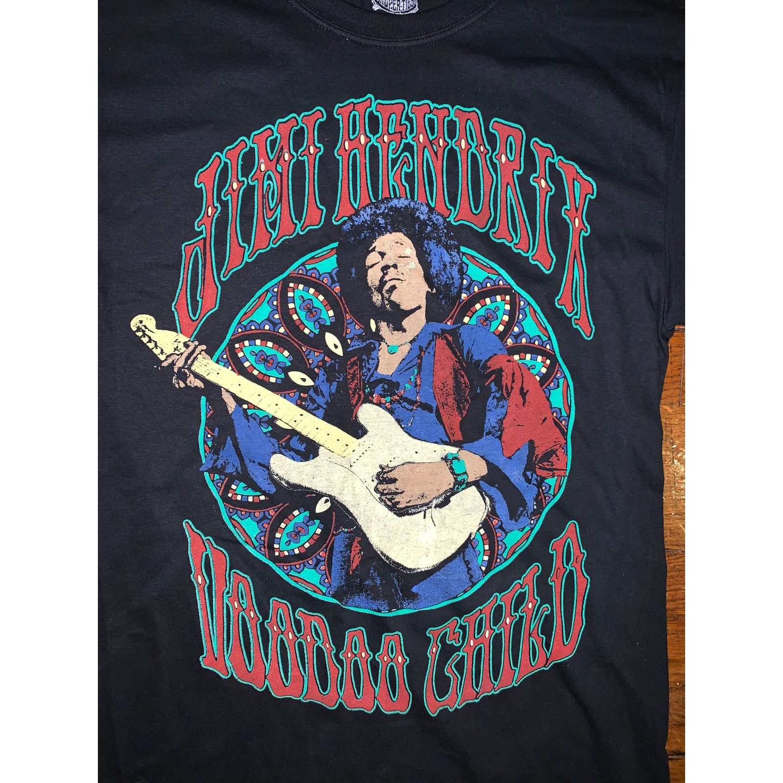 Band Tees × Jimi Hendrix Jimi Hendrix Voodoo Child T Shirt Small Psychedelic Tee Size US L / EU 52-54 / 3 - 1 Thumbnail