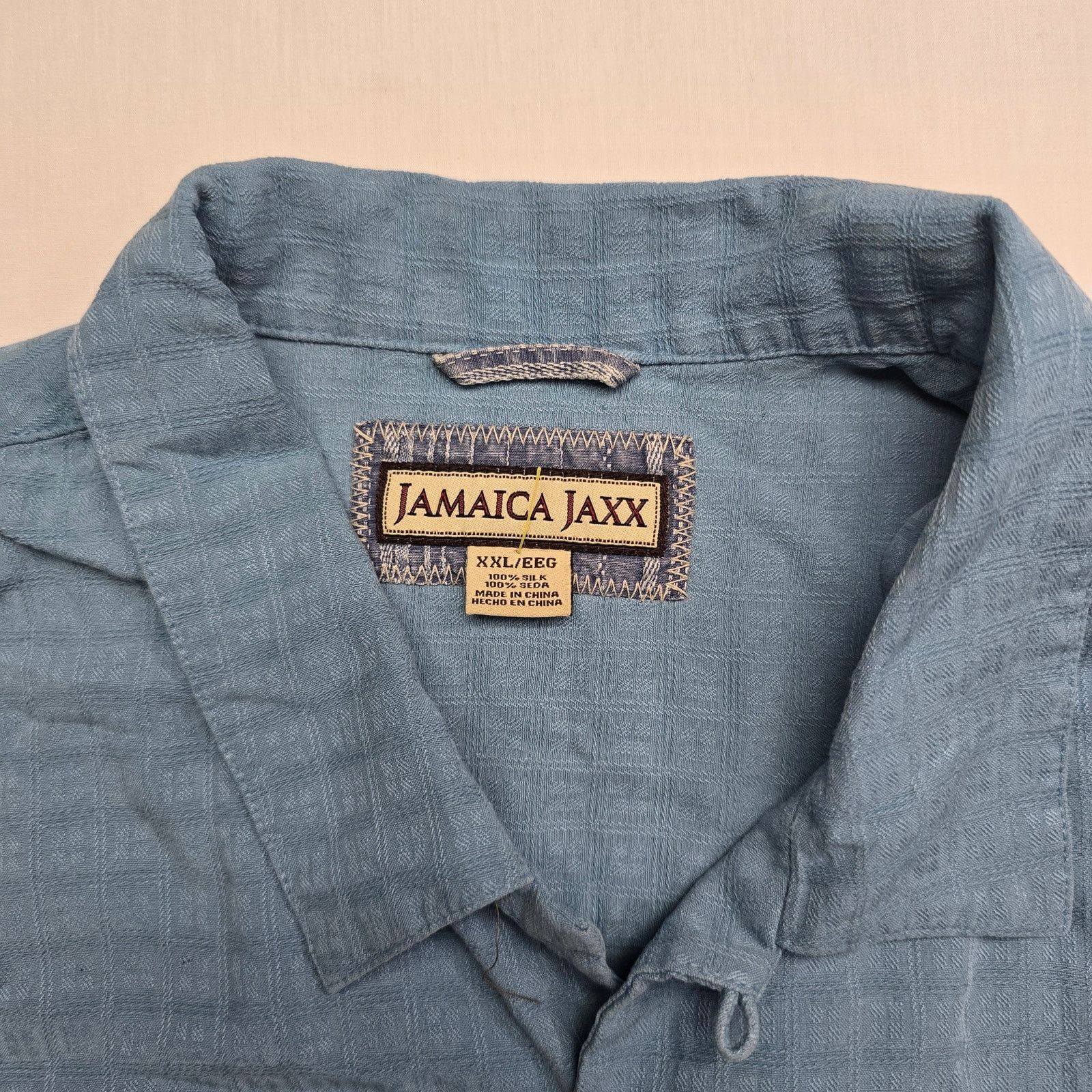 Other Jamaica Jaxx Button Up 2XL Blue Island Hawaiian Camp Shirt Size US XXL / EU 58 / 5 - 4 Thumbnail