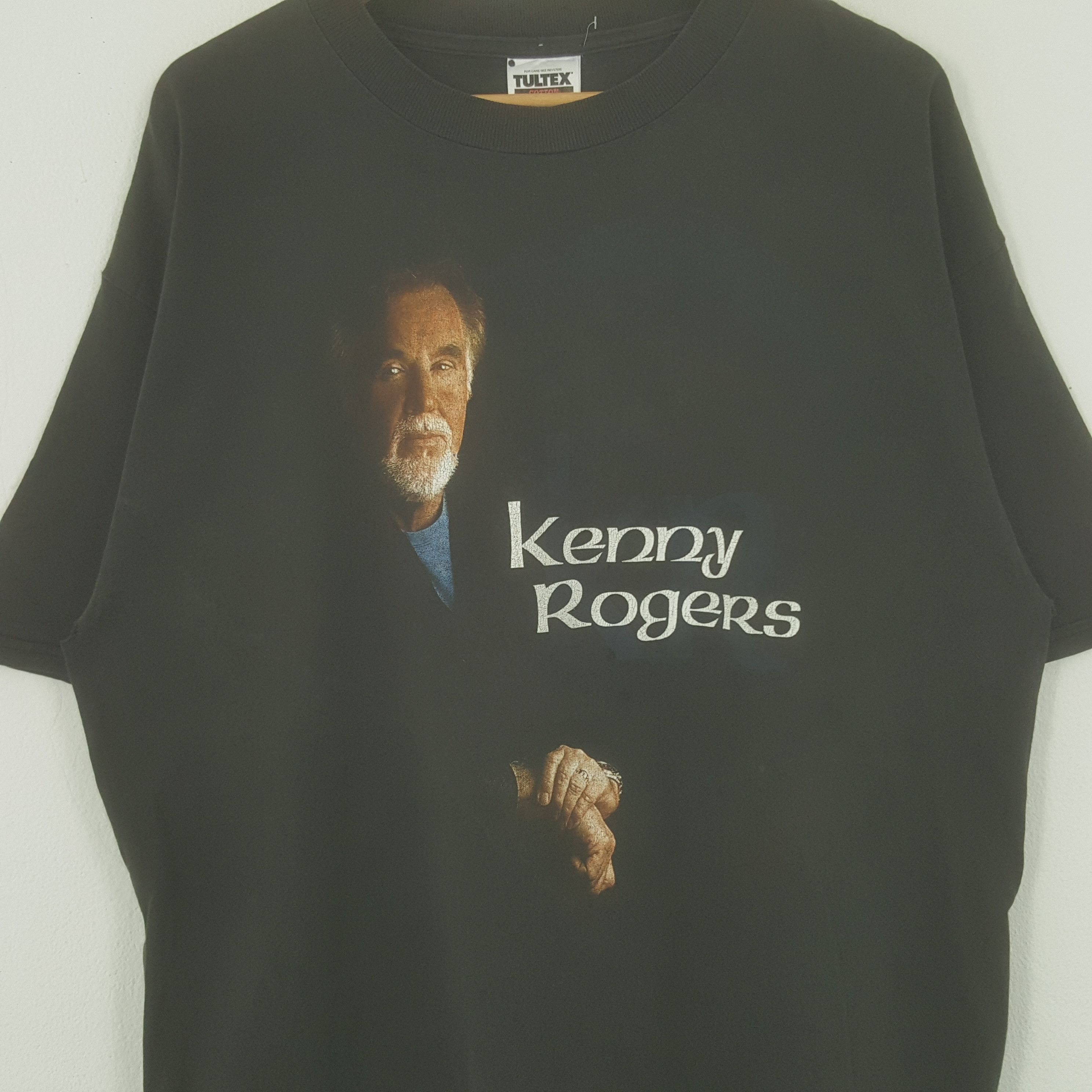 Vintage Vintage Kenny Rogers Singer Songwriter Tshirt Size US XL / EU 56 / 4 - 2 Thumbnail
