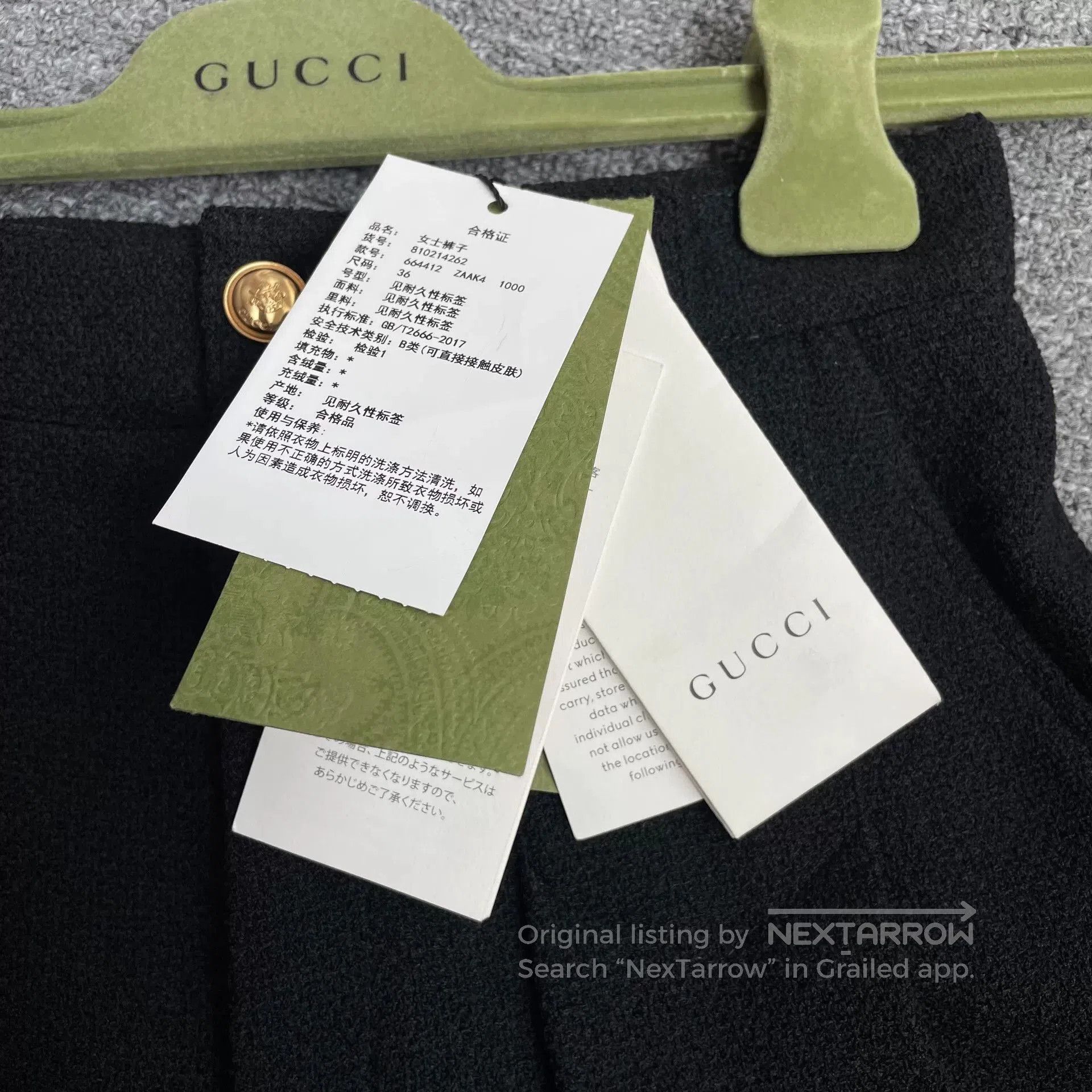 Gucci Black Pleated Casual Long Skirt by GUCCI. Size 35" - 5 Thumbnail