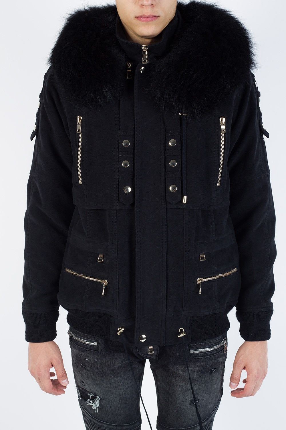 Balmain FW 2016 Balmain Military Raccoon Fur Trim Parka Size Large Size US L / EU 52-54 / 3 - 5 Thumbnail