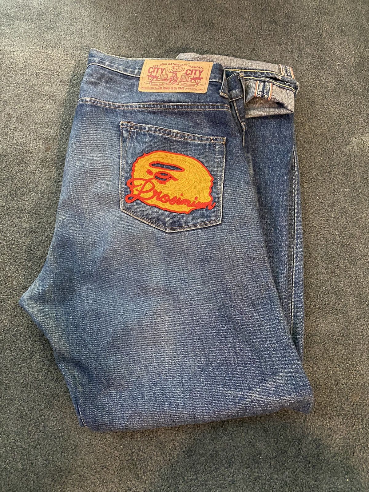 Bape × Nigo PROSIMIAN SELVEDGE DENIM Size US 39 - 1 Thumbnail